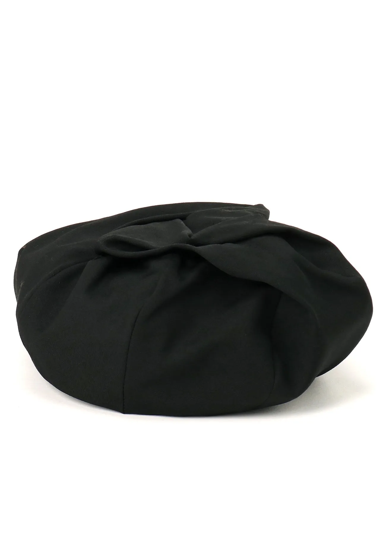 WOOL GABARDINE CROSS BERET sold by Yohji Yamamoto