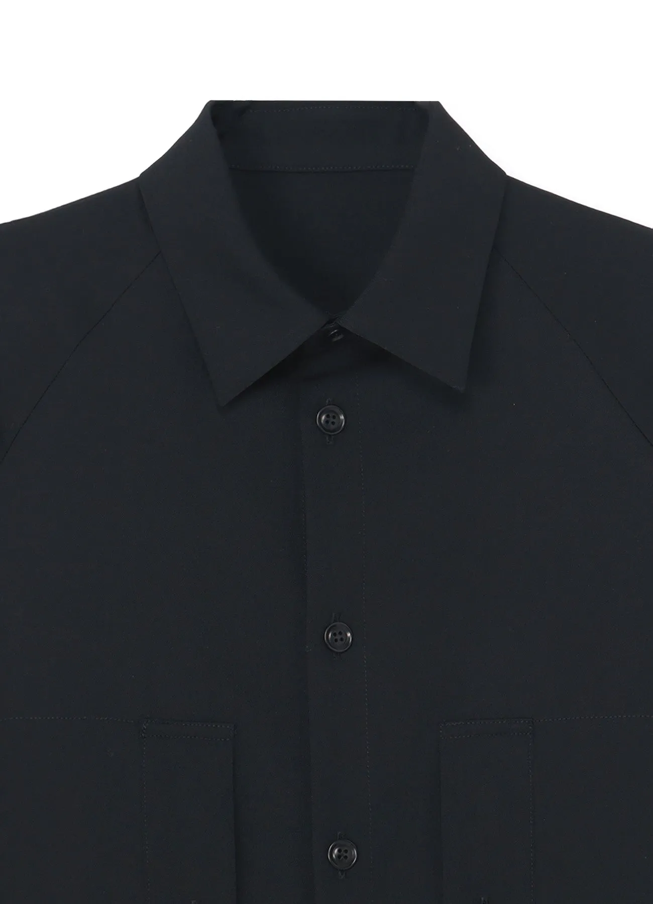 WOOL GABARDINE SHIRT DRESS sold by Yohji Yamamoto product image thumbnail 4