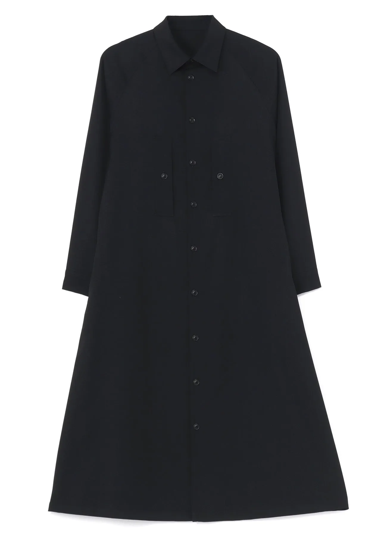 WOOL GABARDINE SHIRT DRESS sold by Yohji Yamamoto product image thumbnail 2