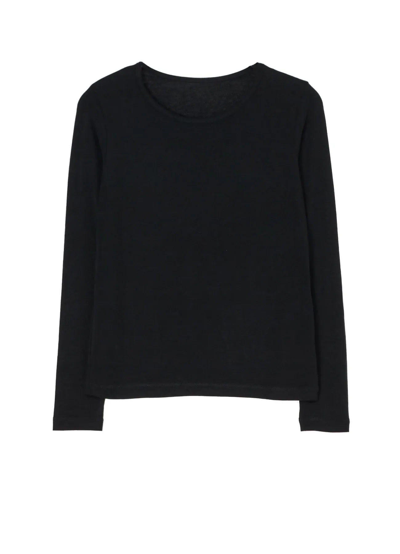 40/ HARD TWISTED RAYON JERSEY LONG SLEEVE T sold by Yohji Yamamoto