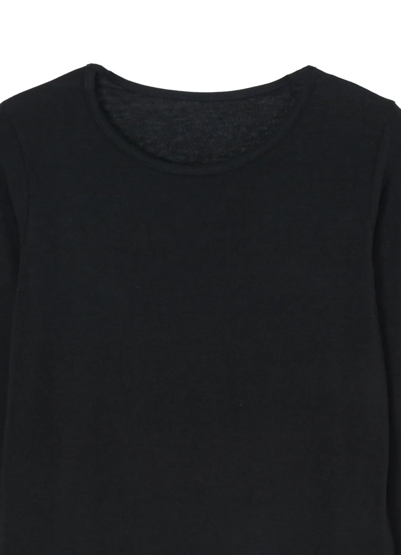40/ HARD TWISTED RAYON JERSEY LONG SLEEVE T sold by Yohji Yamamoto product image thumbnail 4