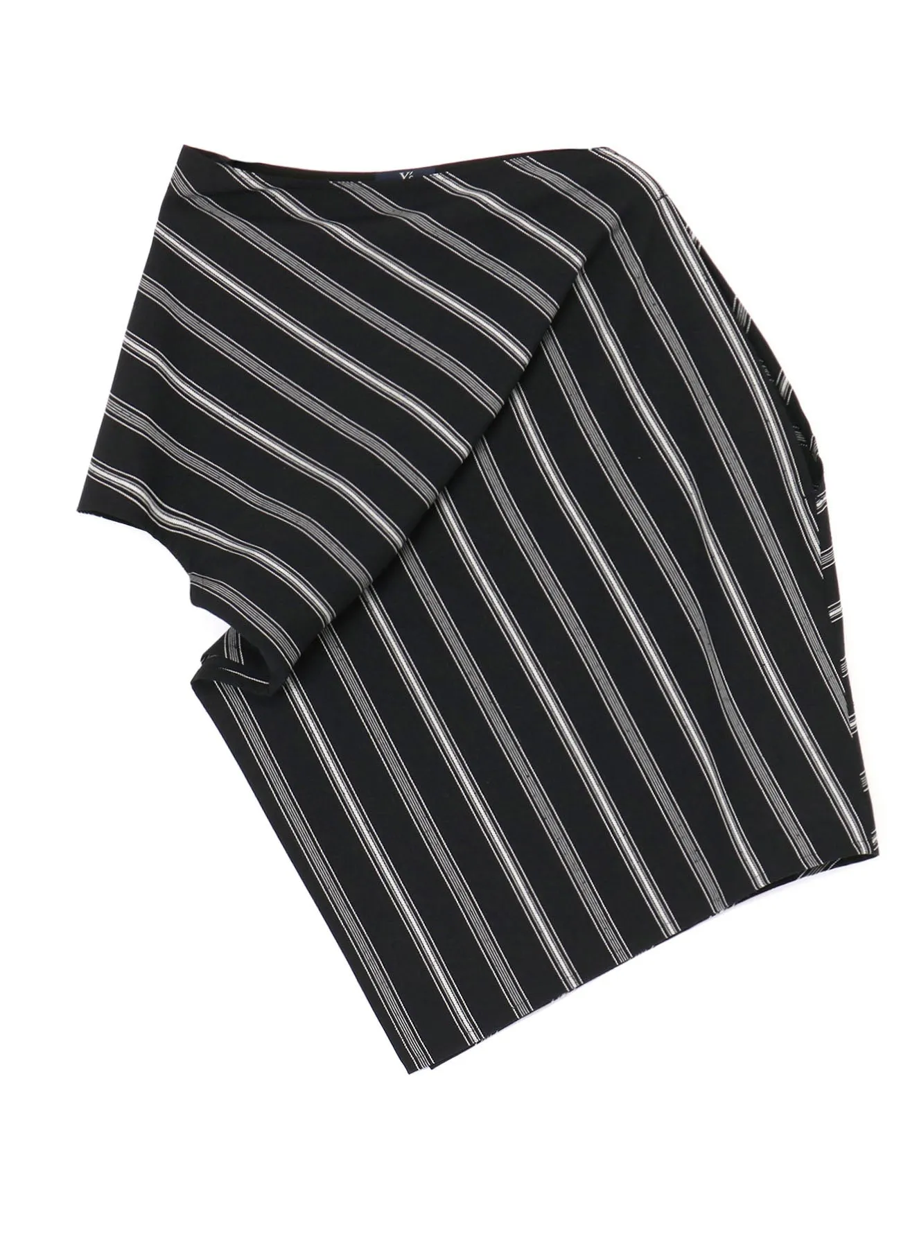 HARD TWISTED STRIPE CONVERTIBLE BLOUSE sold by Yohji Yamamoto product image thumbnail 2