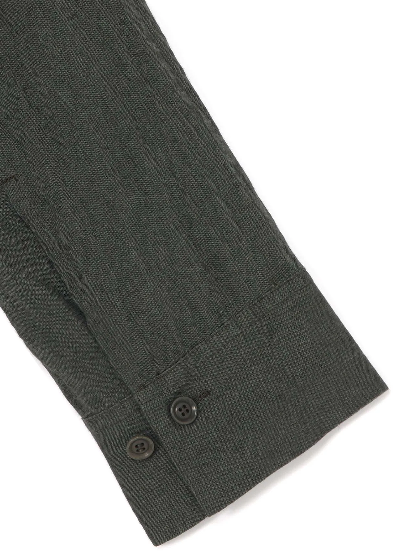 LINEN FRONT DRAPE SHIRTS DRESS sold by Yohji Yamamoto product image thumbnail 5