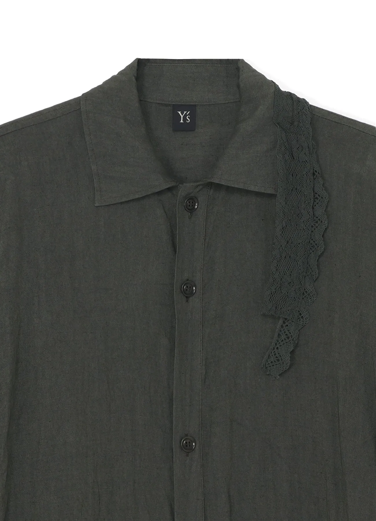 LINEN FRONT DRAPE SHIRTS DRESS sold by Yohji Yamamoto product image thumbnail 4