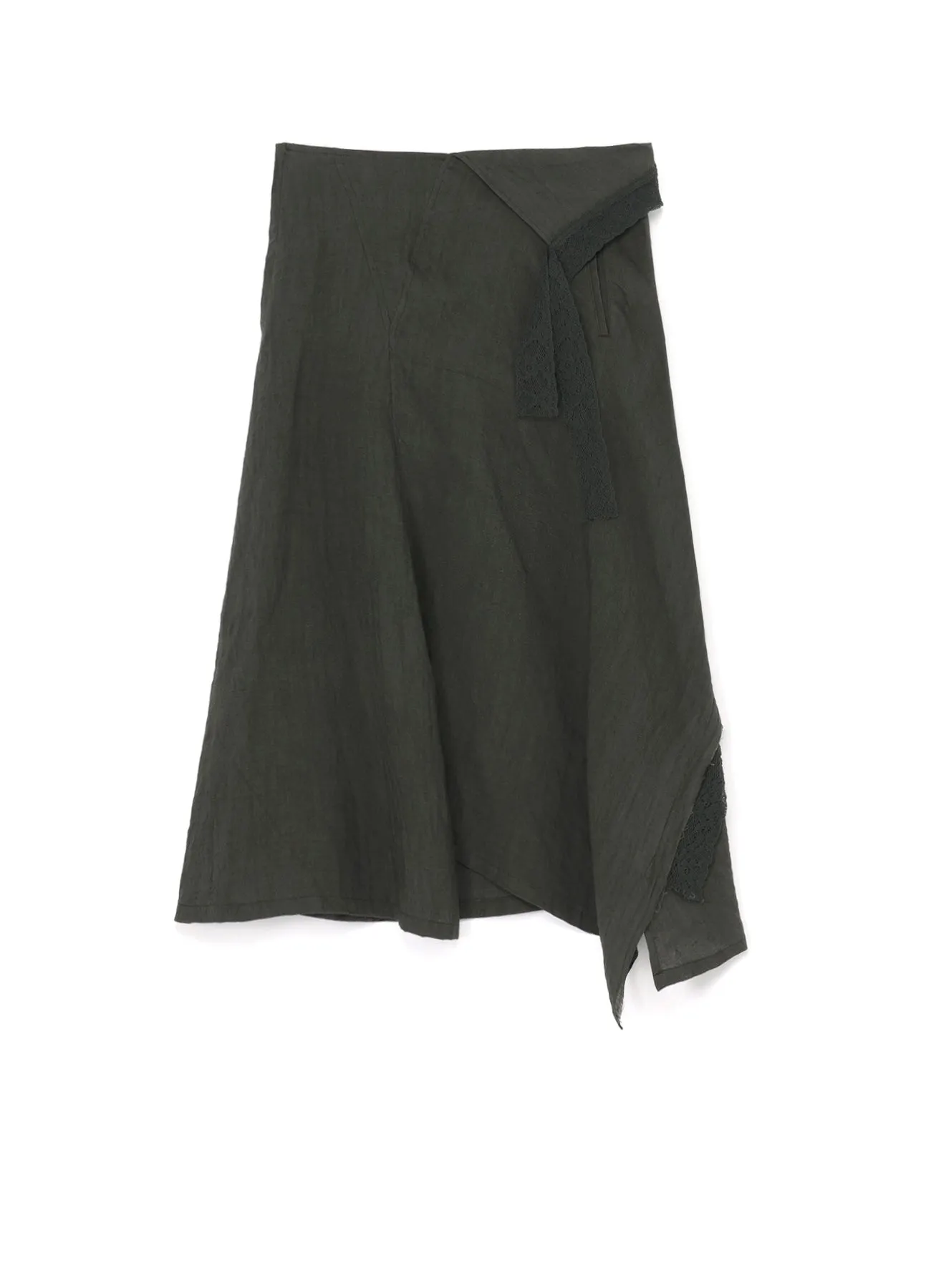 LINEN FLARE SKIRT sold by Yohji Yamamoto