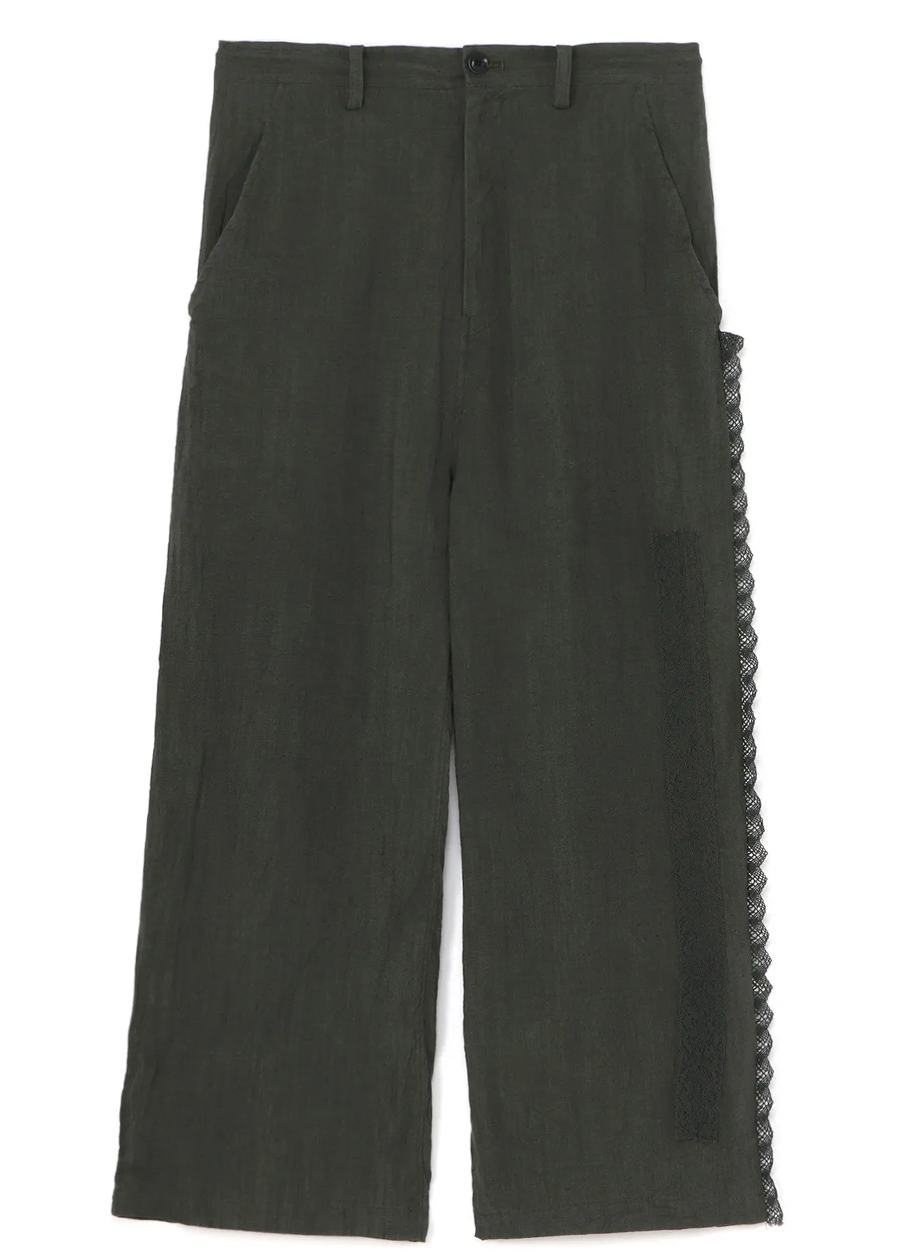 LINEN LONG STRAIGHT PANTS sold by Yohji Yamamoto product image thumbnail 2