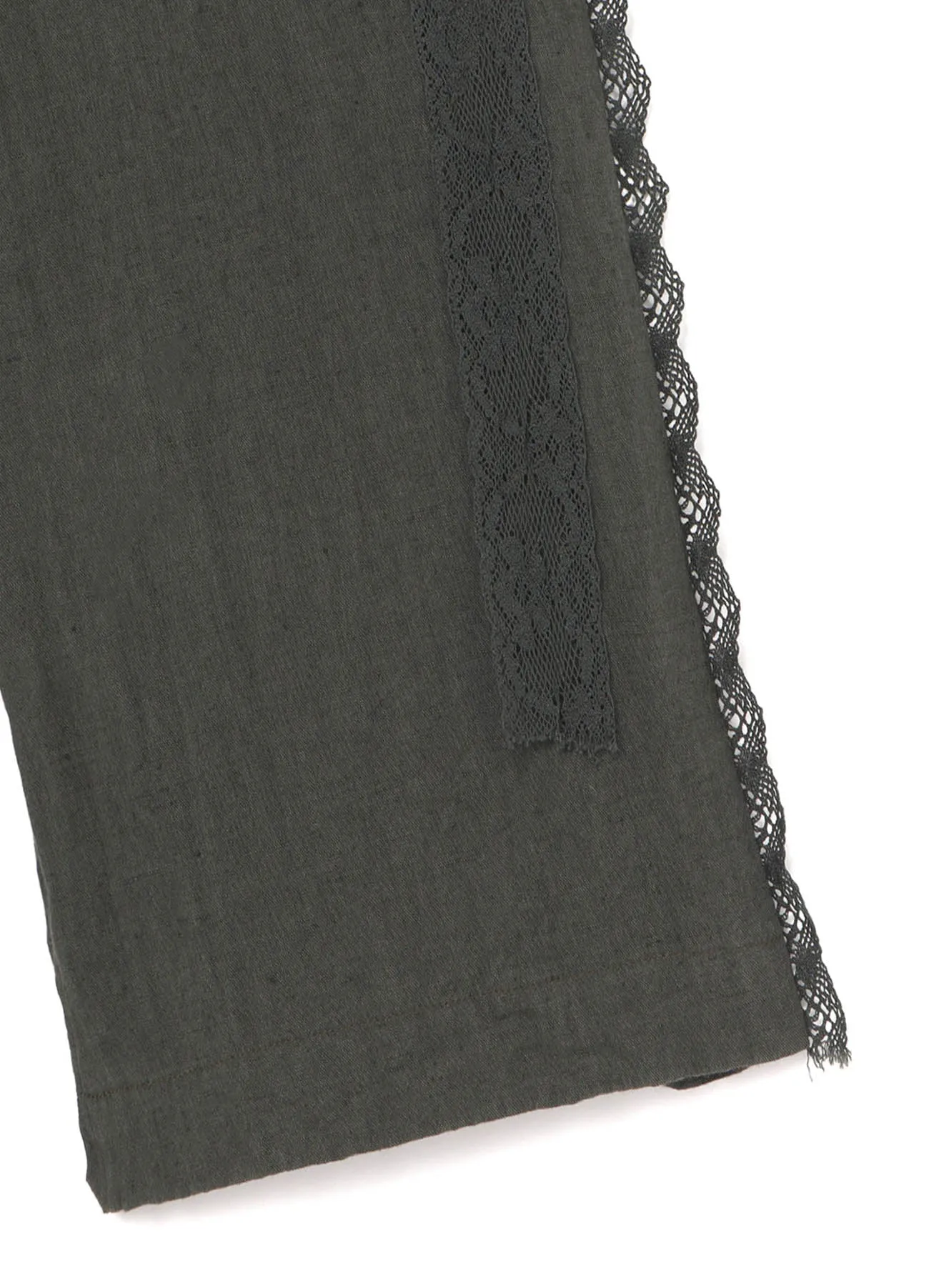 LINEN LONG STRAIGHT PANTS sold by Yohji Yamamoto product image thumbnail 5