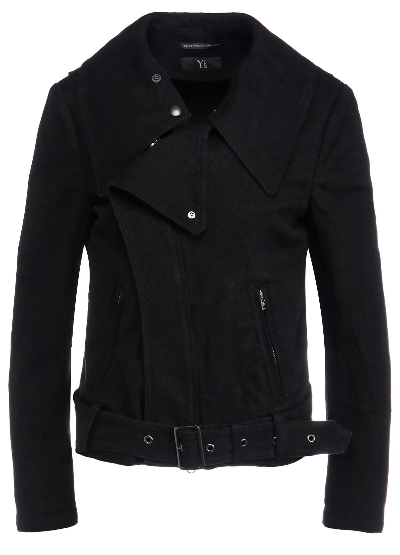 C/LI GABARNINE BIKER JACKET sold by Yohji Yamamoto product image thumbnail 2