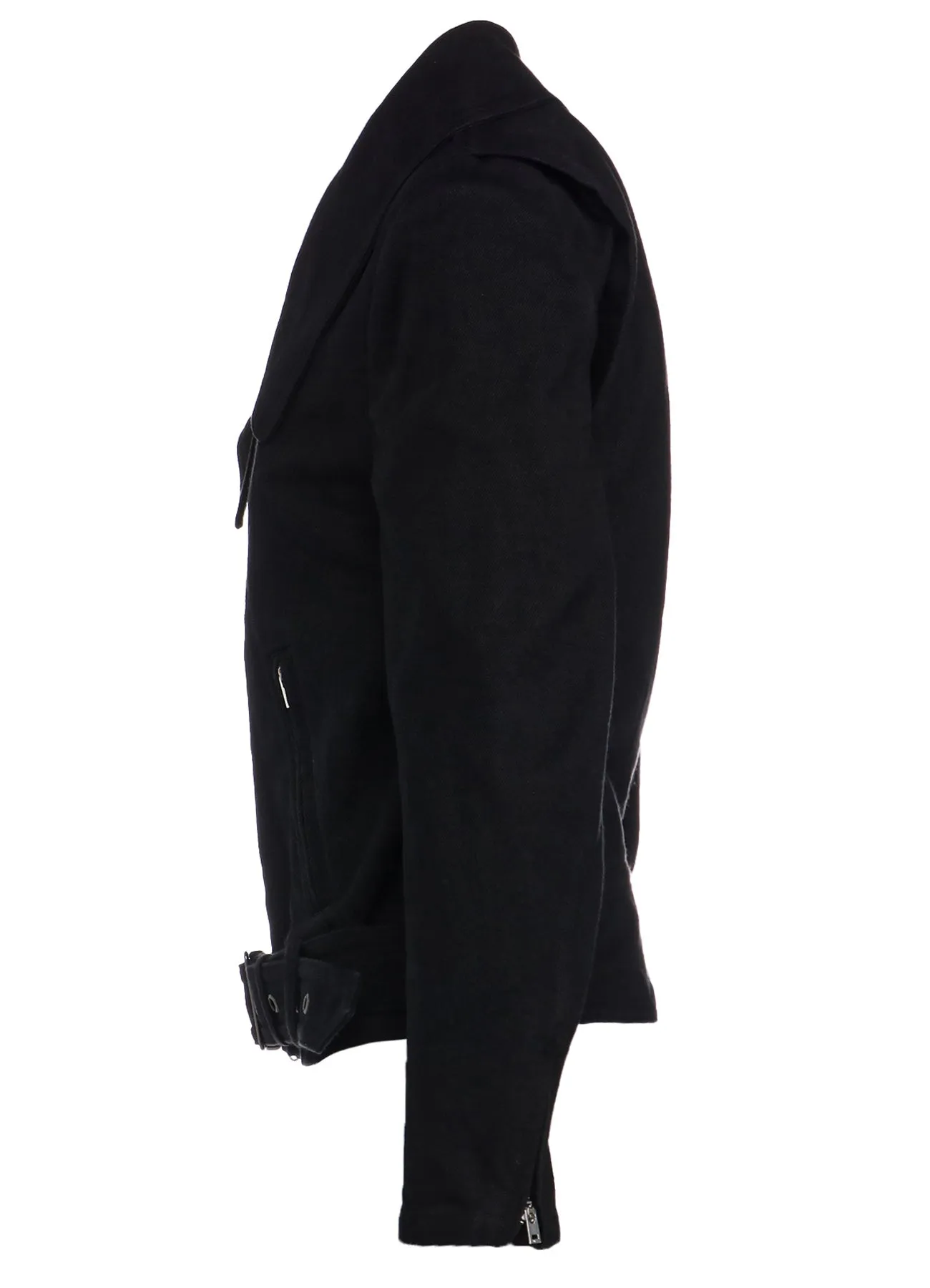 C/LI GABARNINE BIKER JACKET sold by Yohji Yamamoto product image thumbnail 3