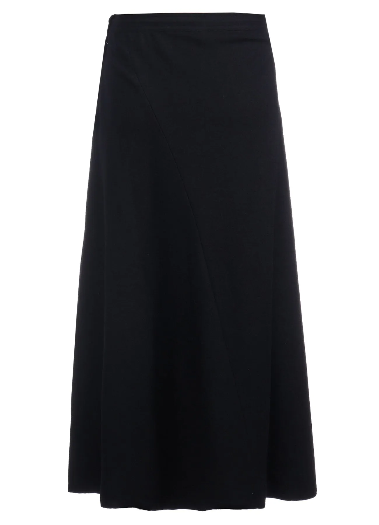 W/ FLANNEL HAND STITCHED ASYMMETRIC FLARE SKIRT sold by Yohji Yamamoto product image thumbnail 3