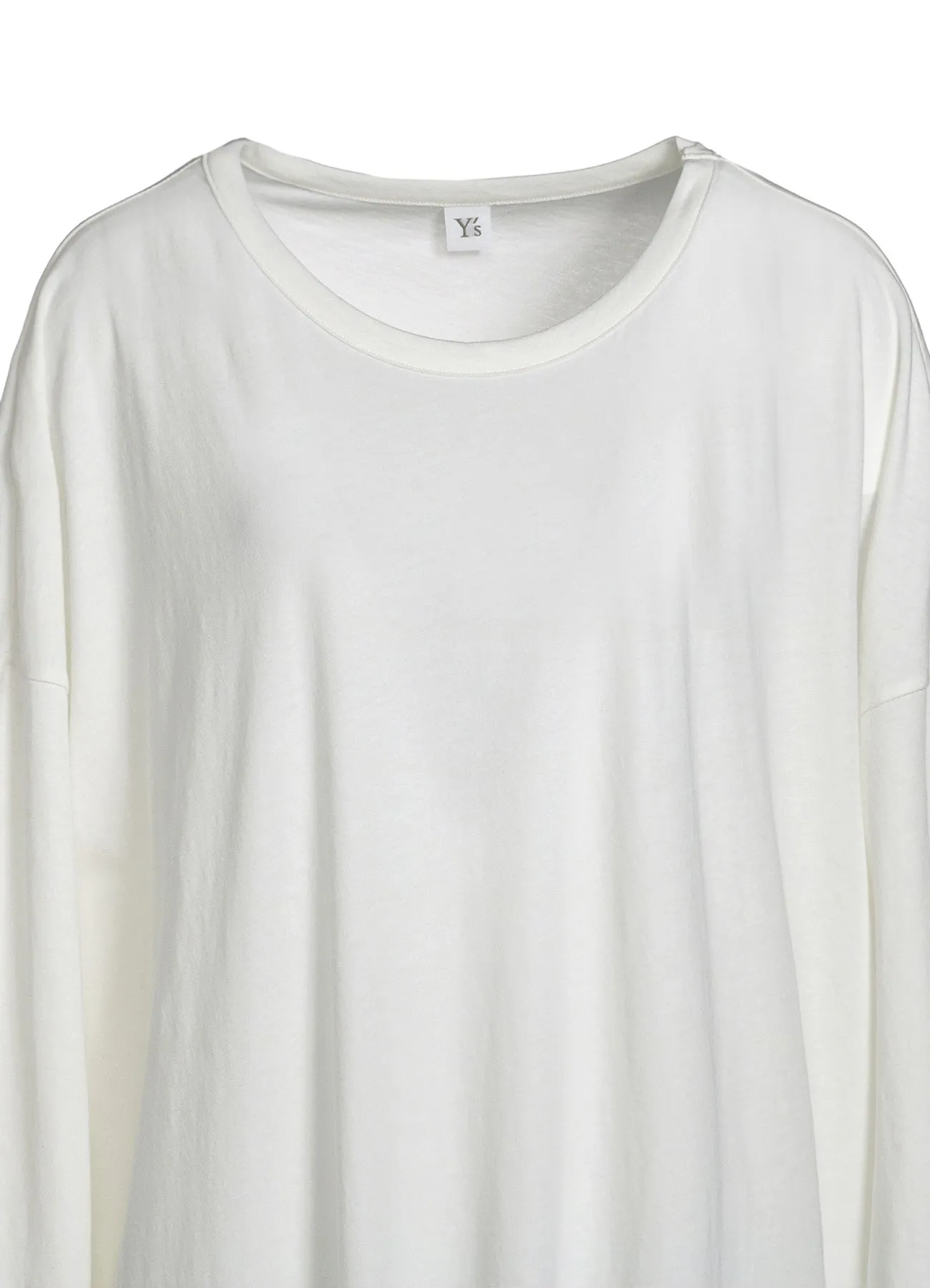 40/-HARD TWIST JERSEY ROUND NECK BIG T-SHIRT OP sold by Yohji Yamamoto product image thumbnail 5
