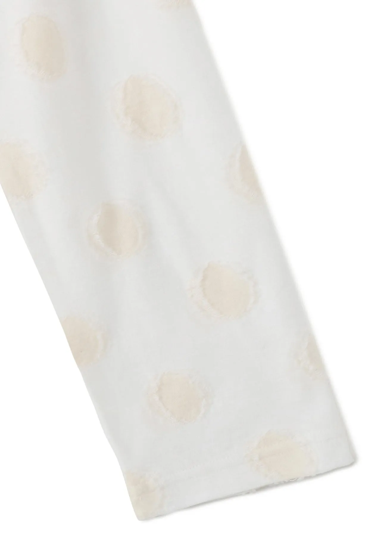 DOT CUT JACQUARD FLARE TUCK DRAPE T-SHIRT sold by Yohji Yamamoto product image thumbnail 5