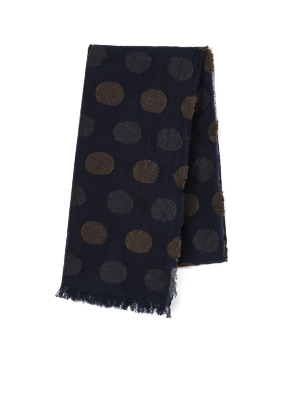 POLKA DOT JQ SCARF sold by Yohji Yamamoto