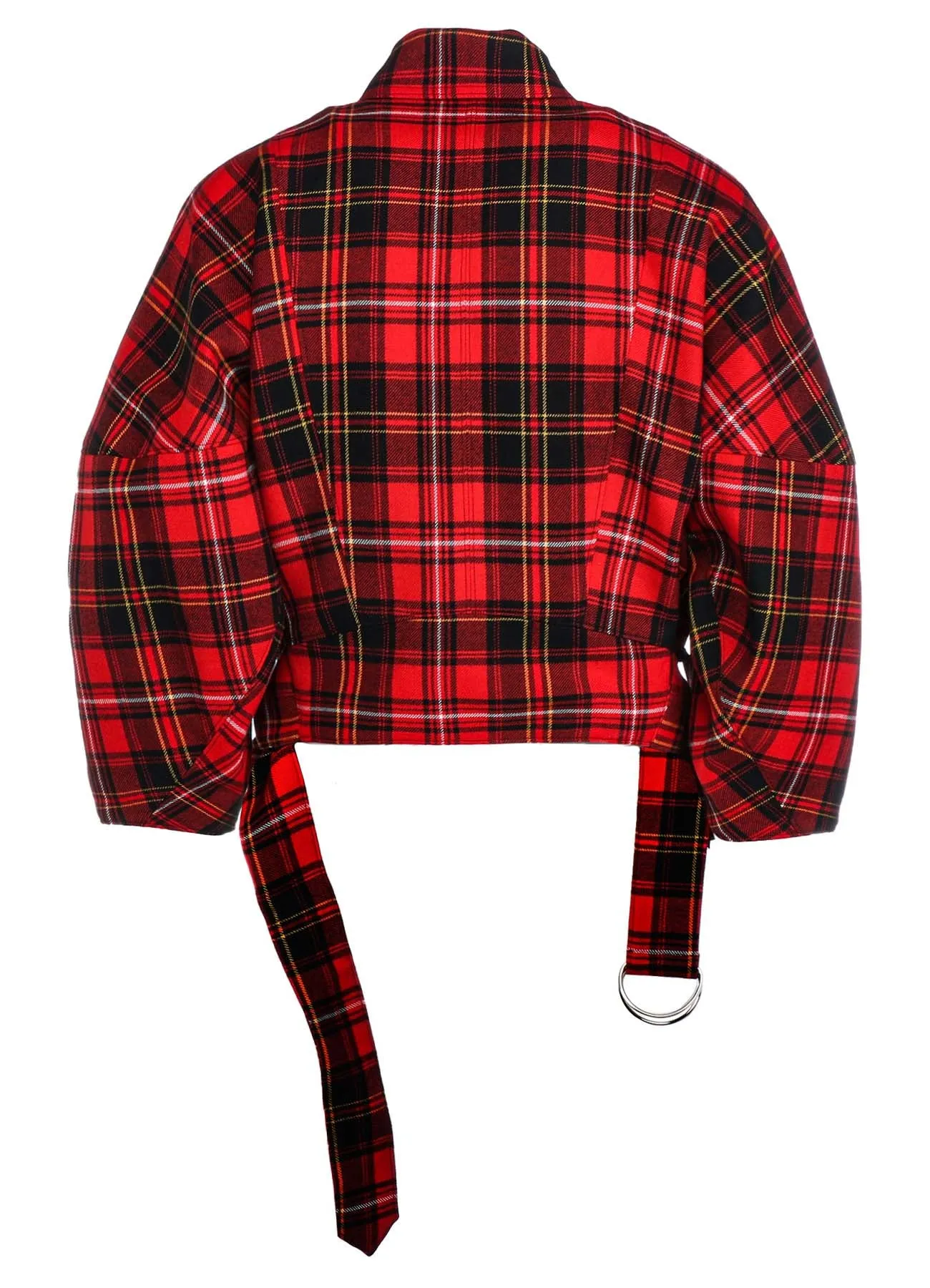 TARTAN CHECK PANEL BLOUSON sold by Yohji Yamamoto product image thumbnail 3