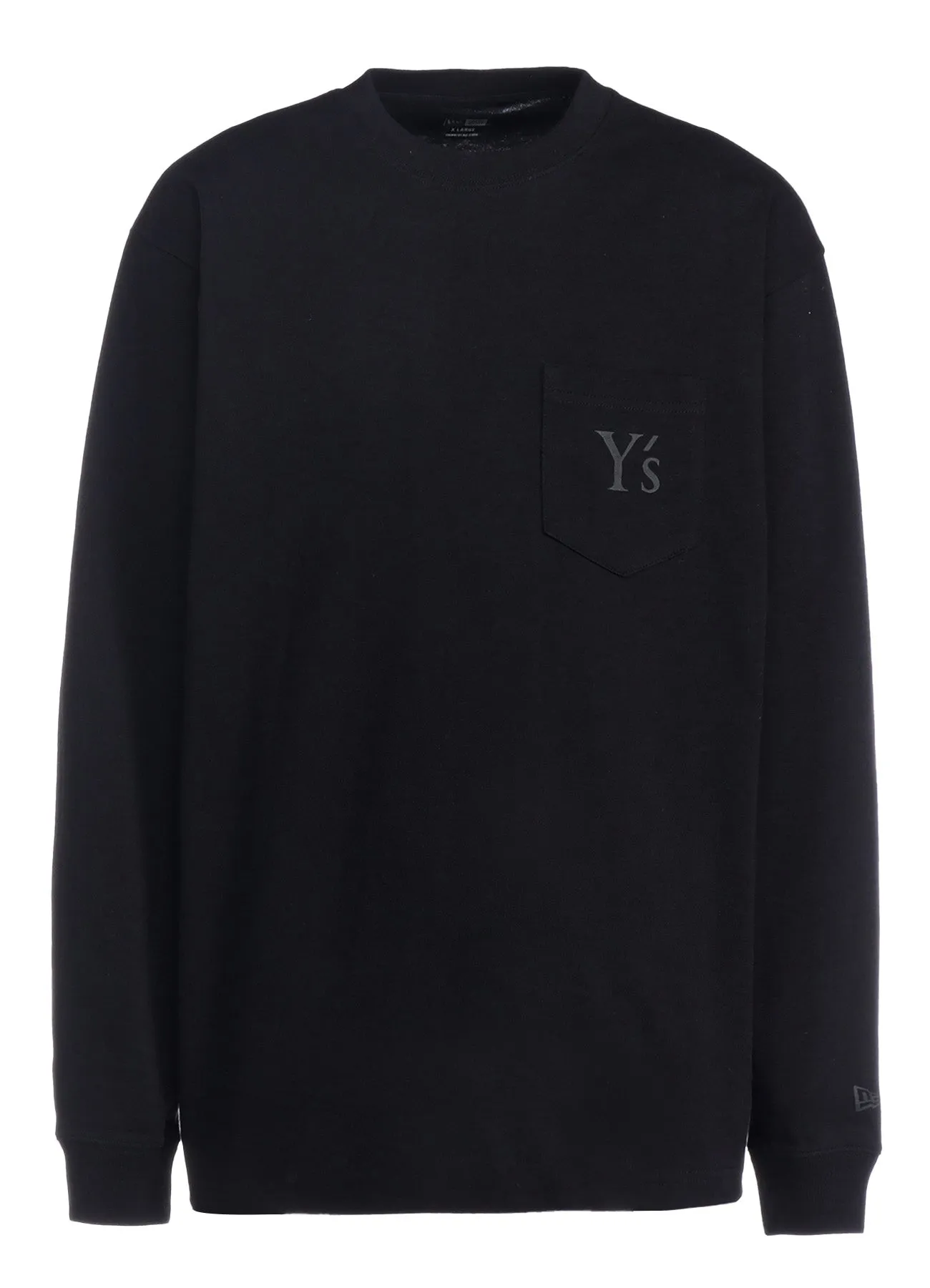 Y's × New Era LONG SLEEVE COTTON POCKET TEE sold by Yohji Yamamoto product image thumbnail 2