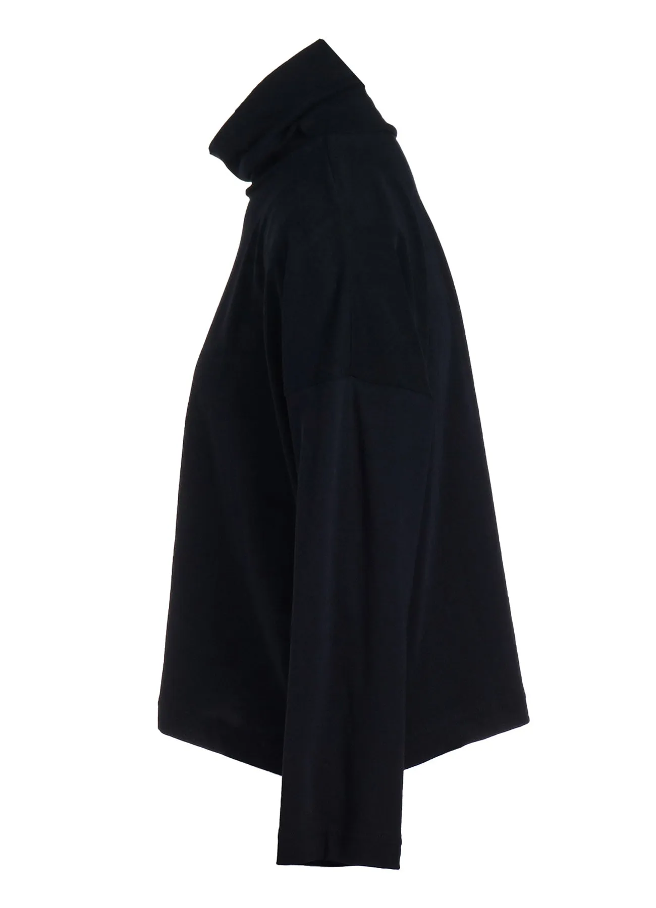 40/-HARD TWIST JERSEY SHORT HIGH NECK T sold by Yohji Yamamoto product image thumbnail 3