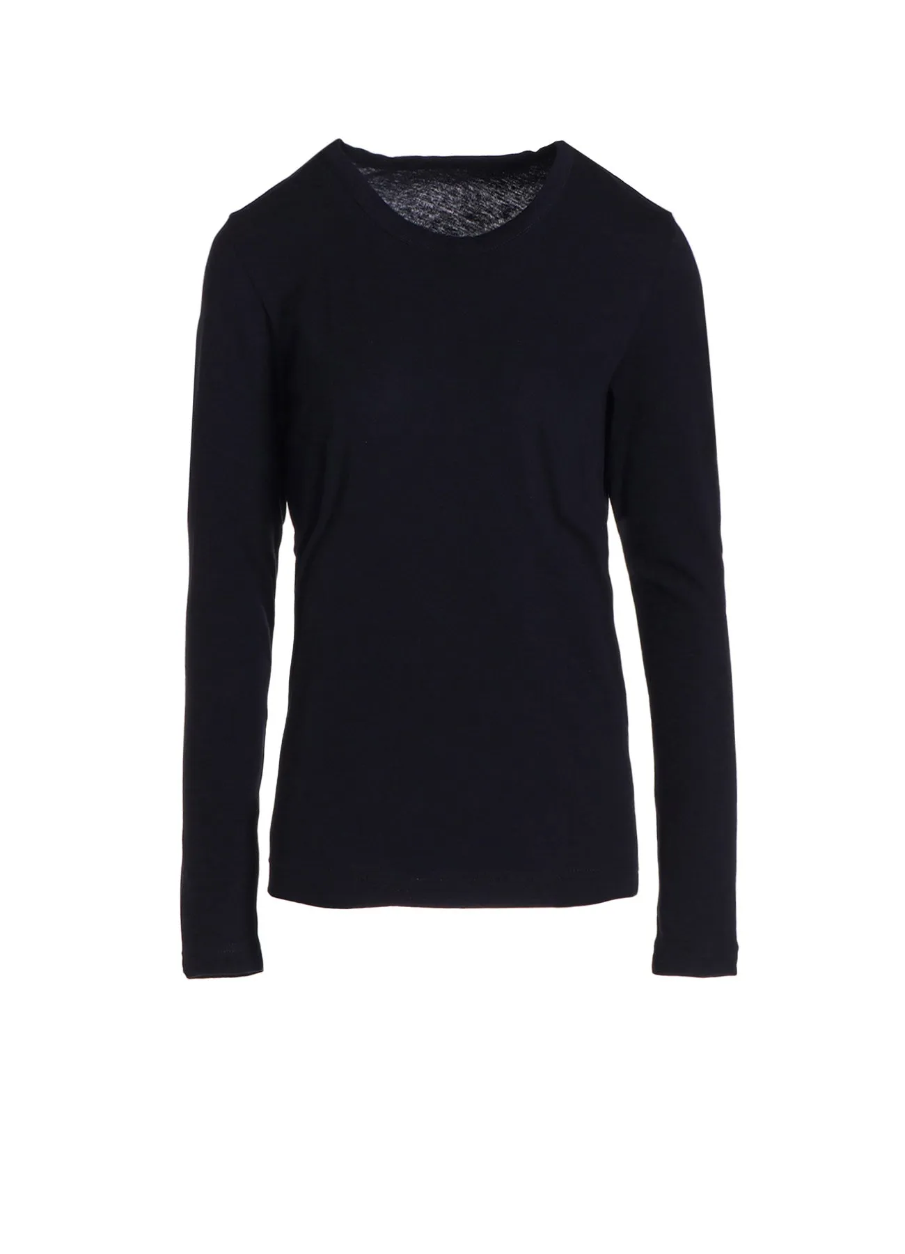 40/-HARD TWIST JERSEY ROUND NECK LONG SLEEVE T sold by Yohji Yamamoto