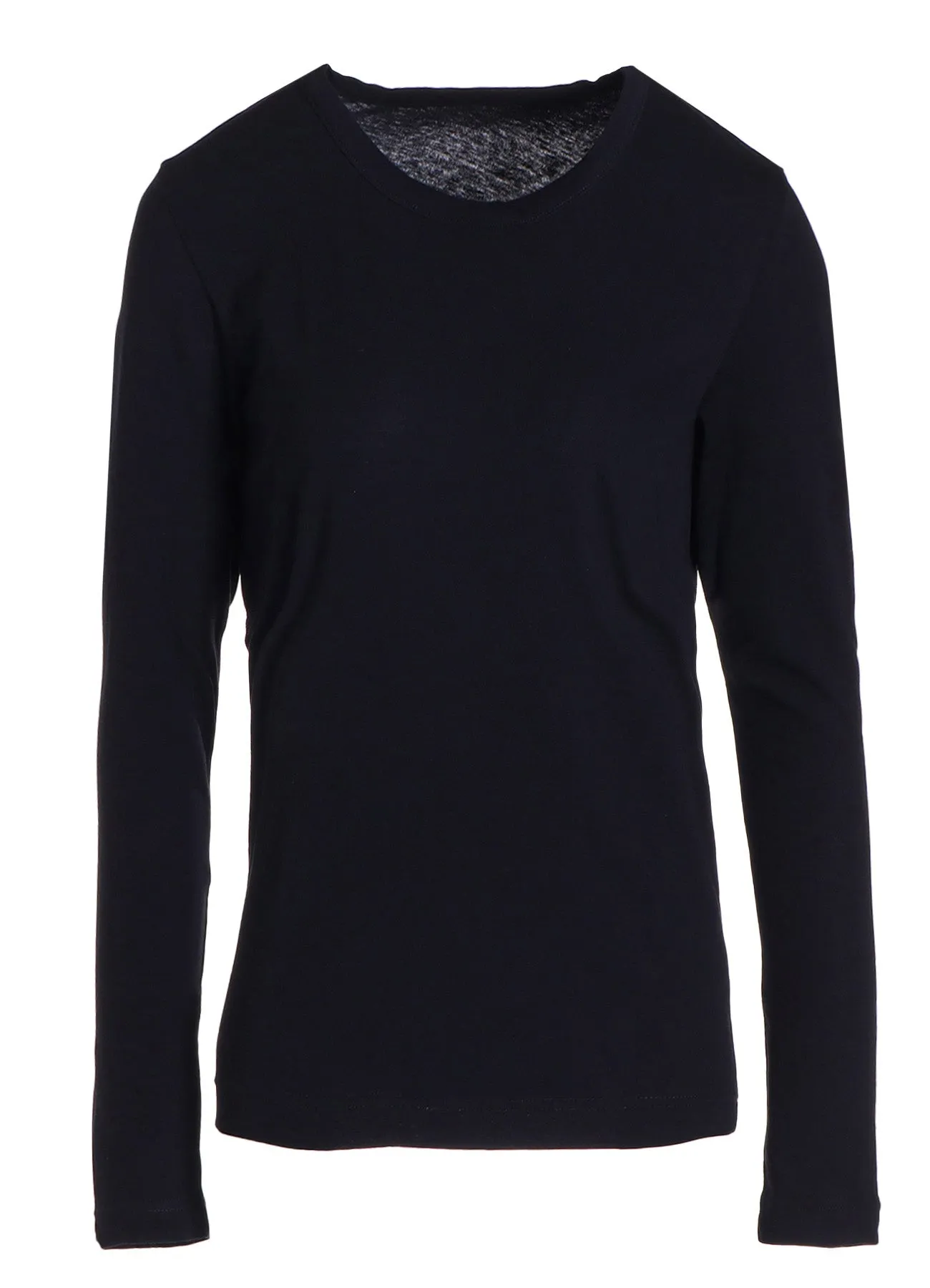 40/-HARD TWIST JERSEY ROUND NECK LONG SLEEVE T sold by Yohji Yamamoto product image thumbnail 2