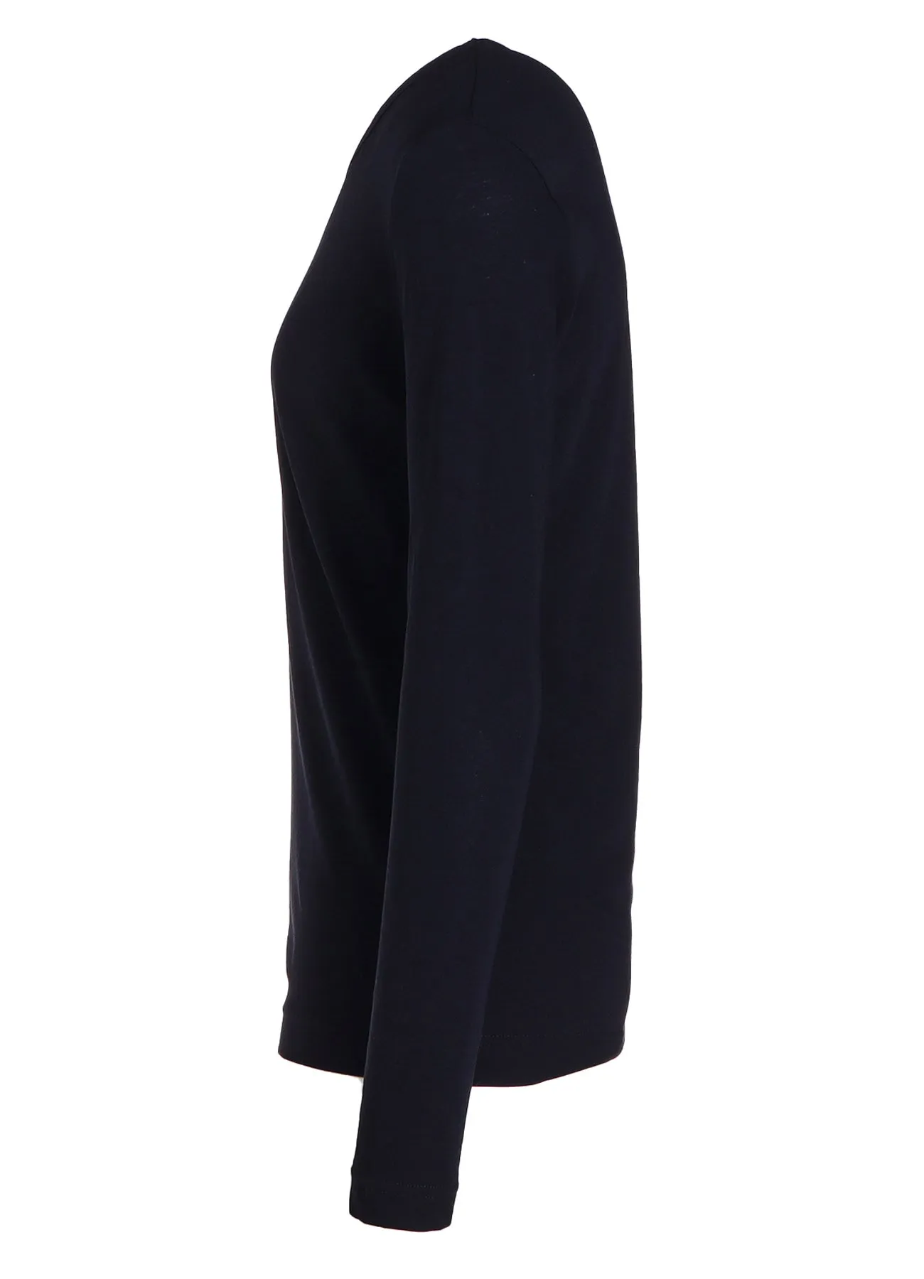 40/-HARD TWIST JERSEY ROUND NECK LONG SLEEVE T sold by Yohji Yamamoto product image thumbnail 3