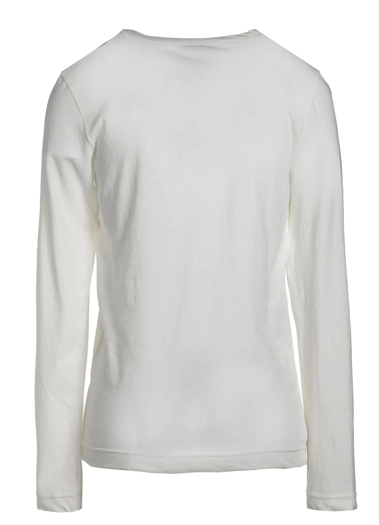 40/-HARD TWIST JERSEY ROUND NECK LONG SLEEVE T sold by Yohji Yamamoto product image thumbnail 4