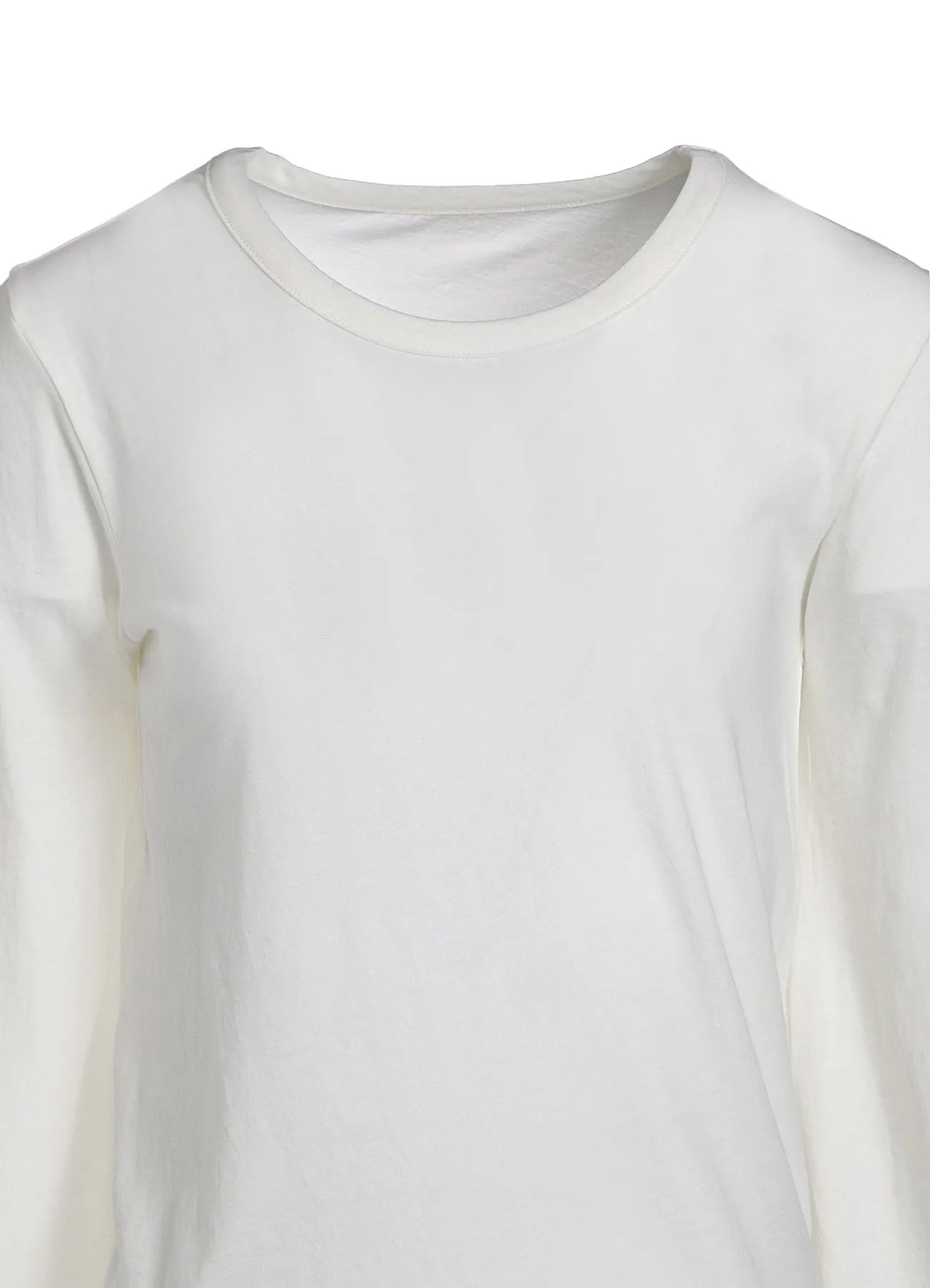 40/-HARD TWIST JERSEY ROUND NECK LONG SLEEVE T sold by Yohji Yamamoto product image thumbnail 5