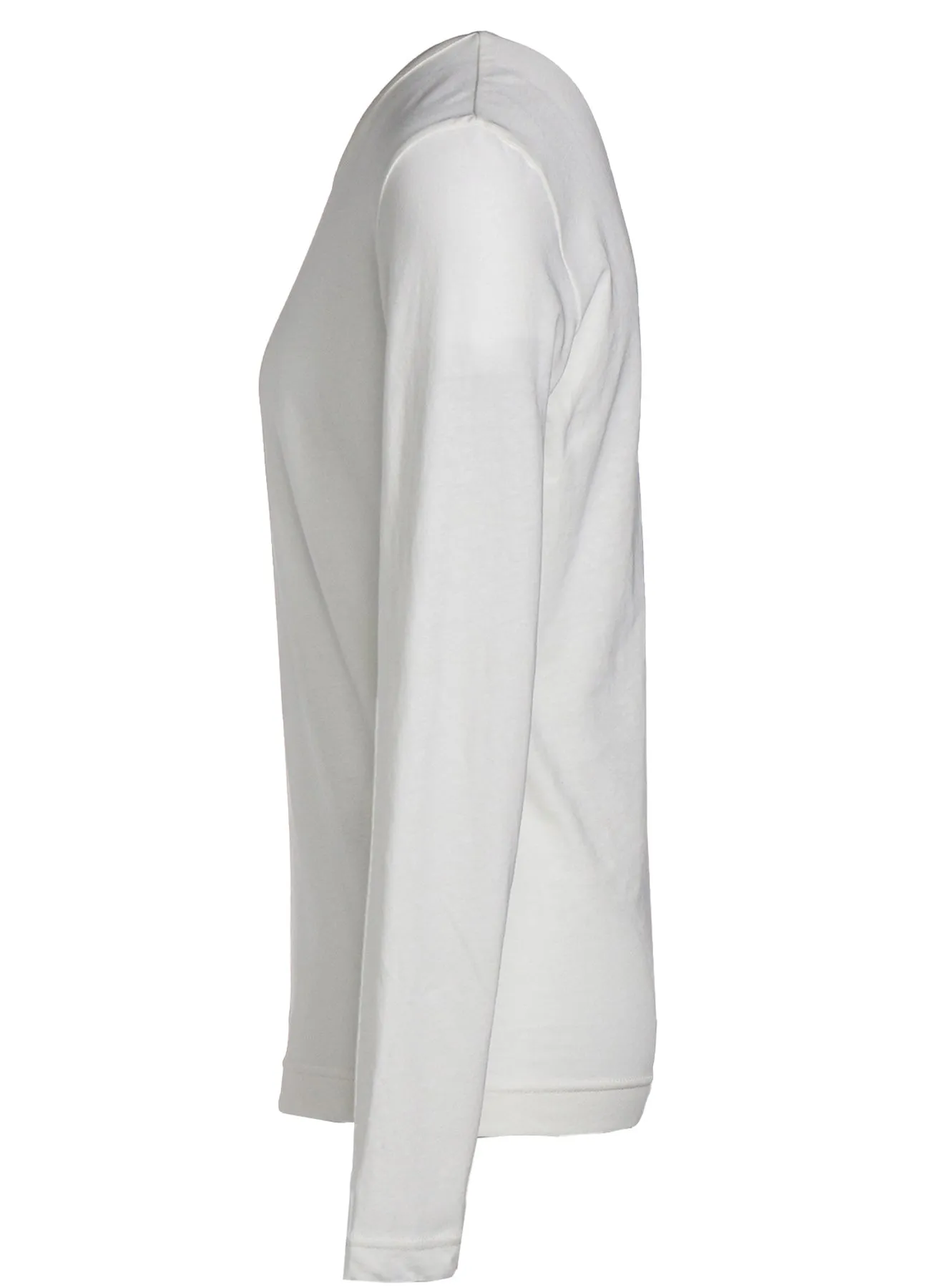 40/-HARD TWIST JERSEY ROUND NECK LONG SLEEVE T sold by Yohji Yamamoto product image thumbnail 3