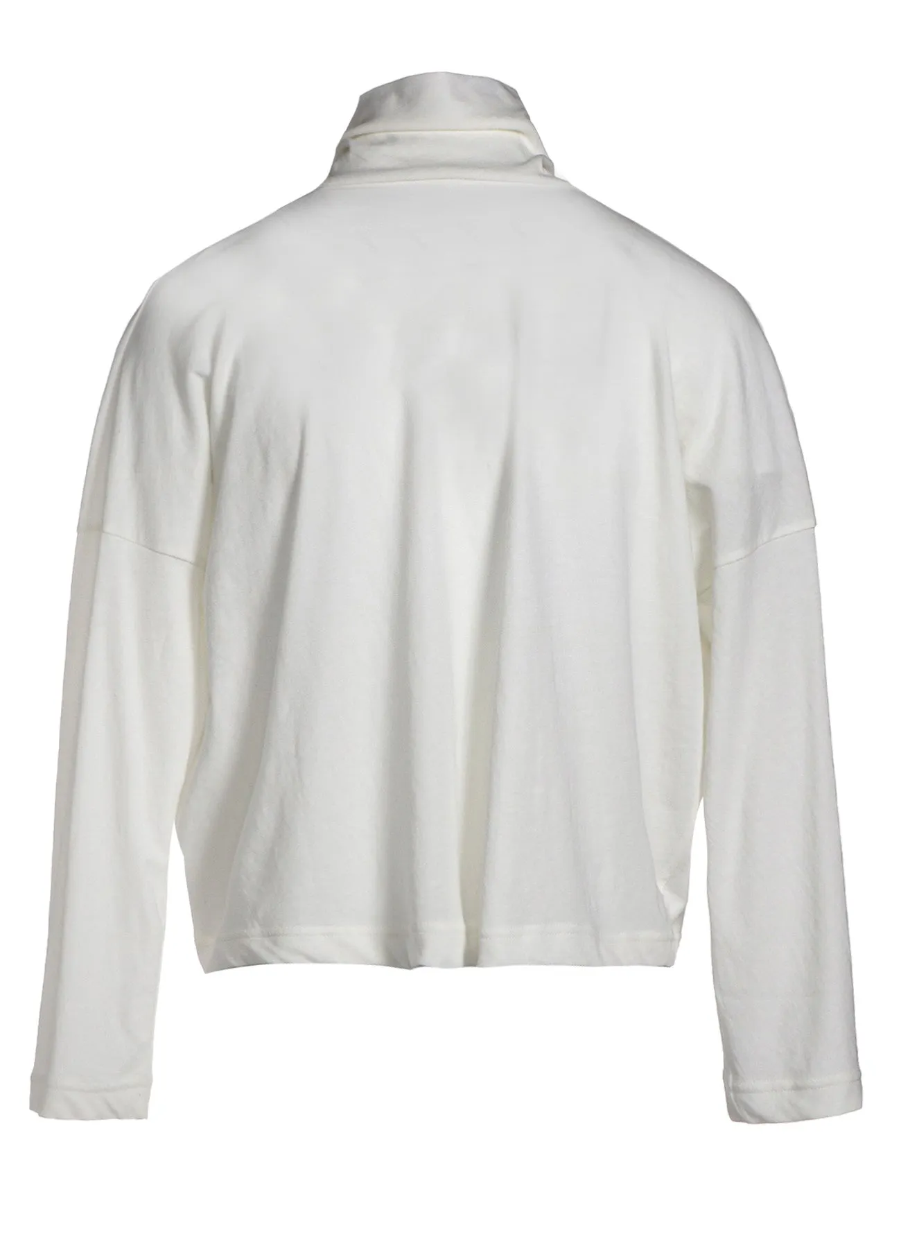 40/-HARD TWIST JERSEY SHORT HIGH NECK T sold by Yohji Yamamoto product image thumbnail 3