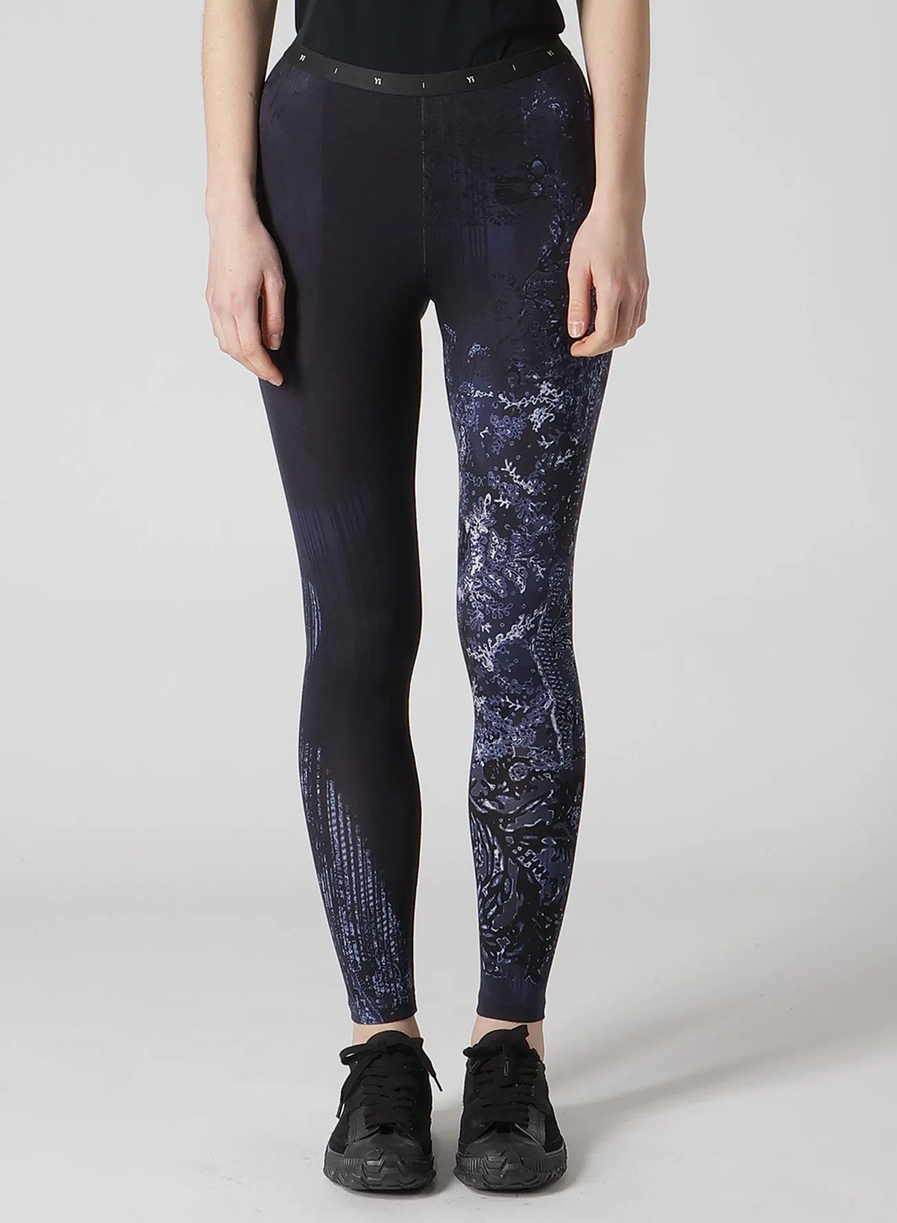 40/-RY JERSEY LACE DESIGN P LEGGINGS sold by Yohji Yamamoto product image thumbnail 4