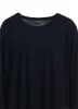 40/-HARD TWIST JERSEY ROUND NECK BIG T-SHIRT OP sold by Yohji Yamamoto