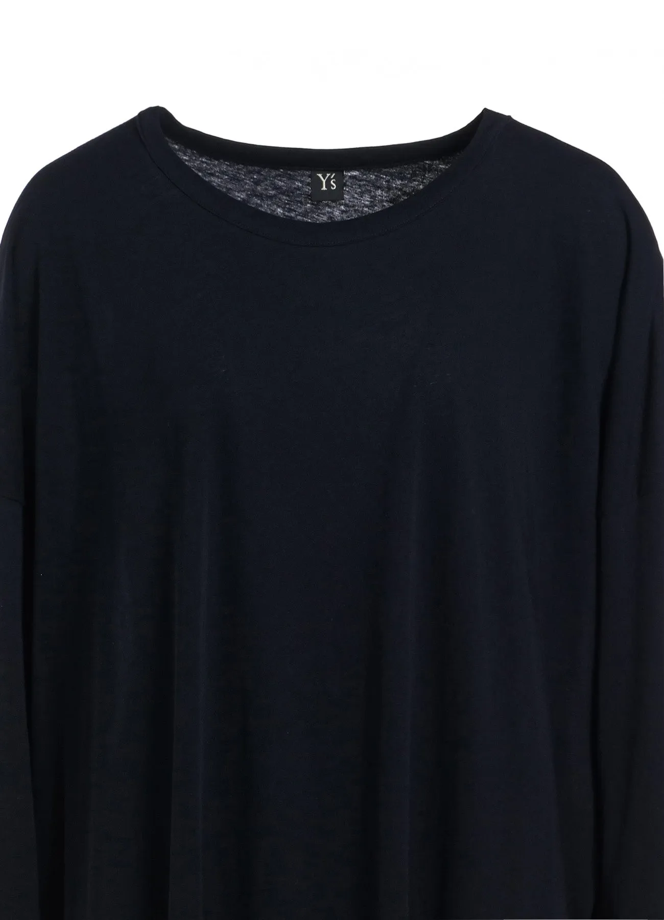 40/-HARD TWIST JERSEY ROUND NECK BIG T-SHIRT OP sold by Yohji Yamamoto product image thumbnail 5