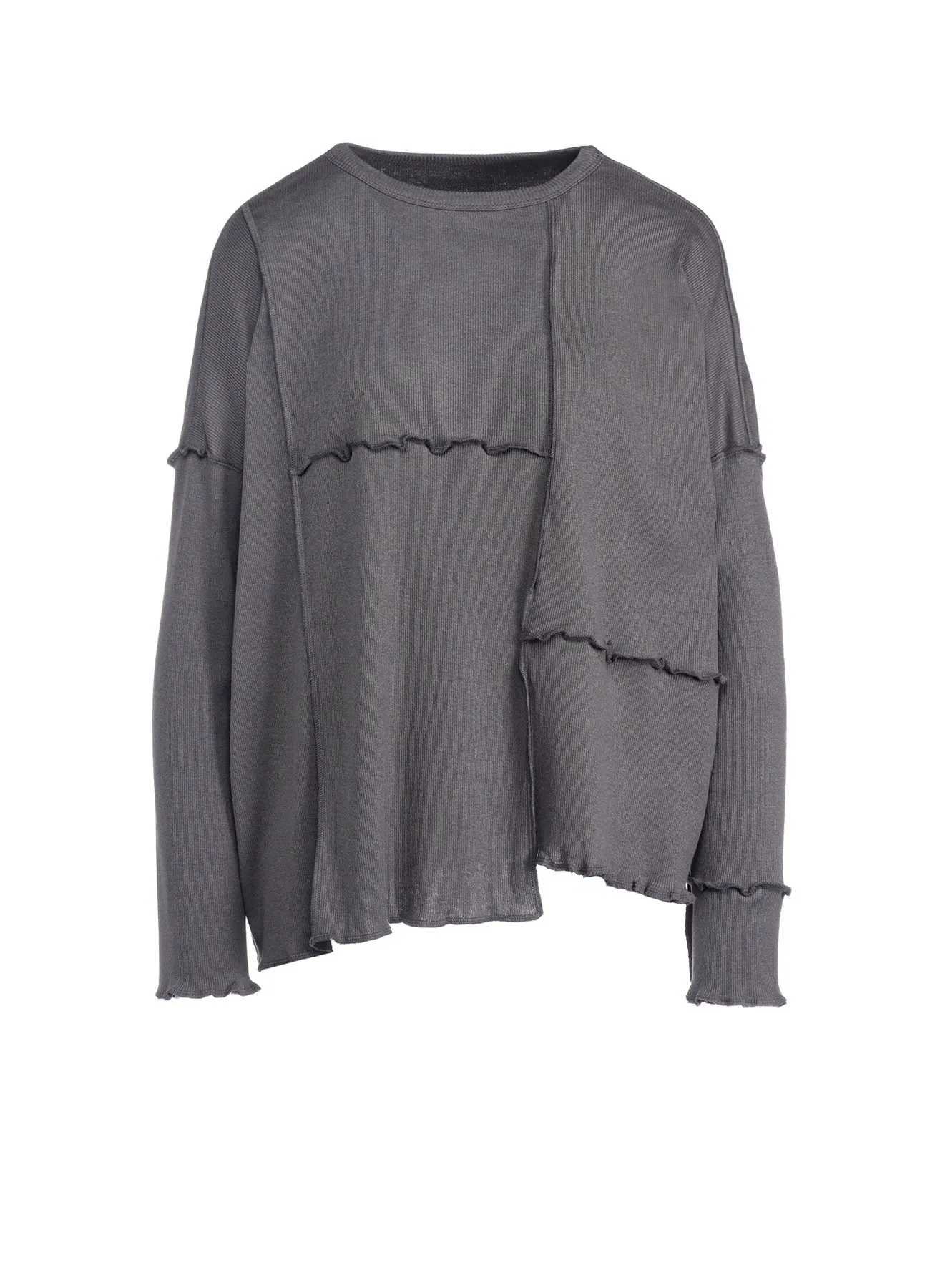 C/Ry RIB PATCHWORK WIDE PULLOVER sold by Yohji Yamamoto