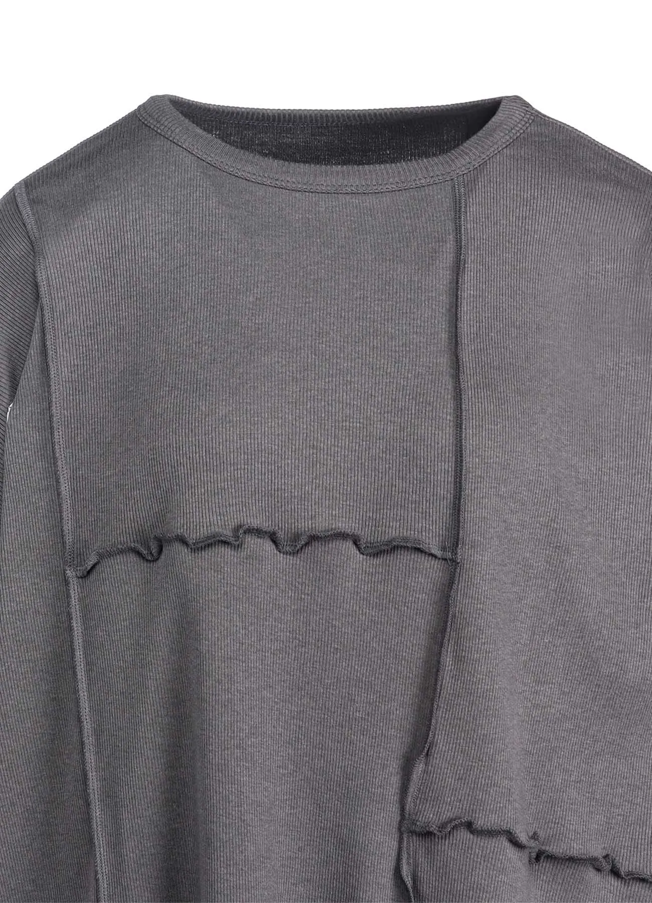 C/Ry RIB PATCHWORK WIDE PULLOVER sold by Yohji Yamamoto product image thumbnail 5