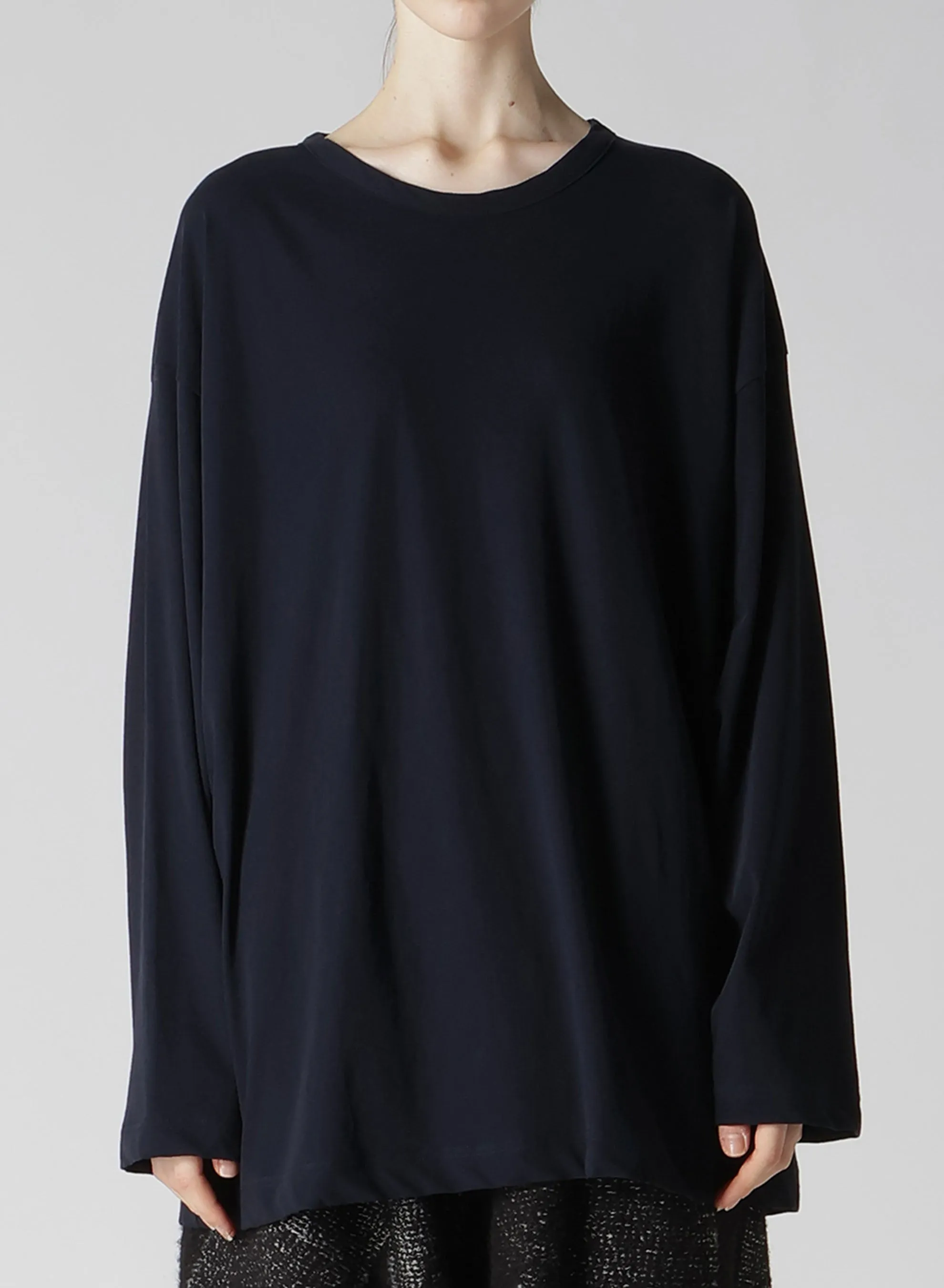 40/-HARD TWIST JERSEY RELAXED LONG T sold by Yohji Yamamoto product image thumbnail 4