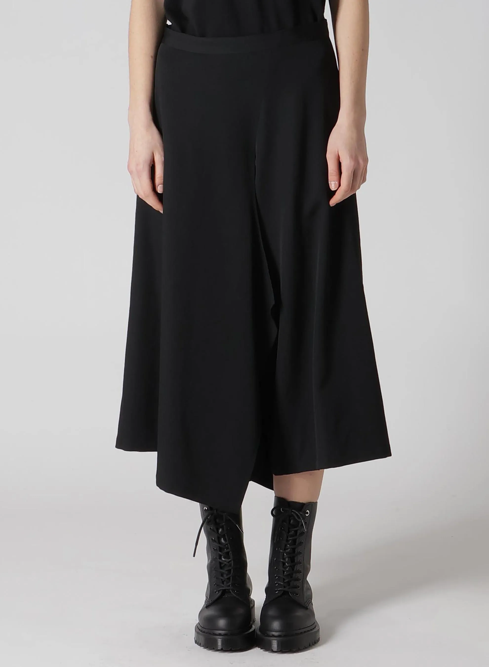 WOOL GABARDINE KA-RIGHT SIDE DOUBLE SKIRT PANTS sold by Yohji Yamamoto product image thumbnail 4