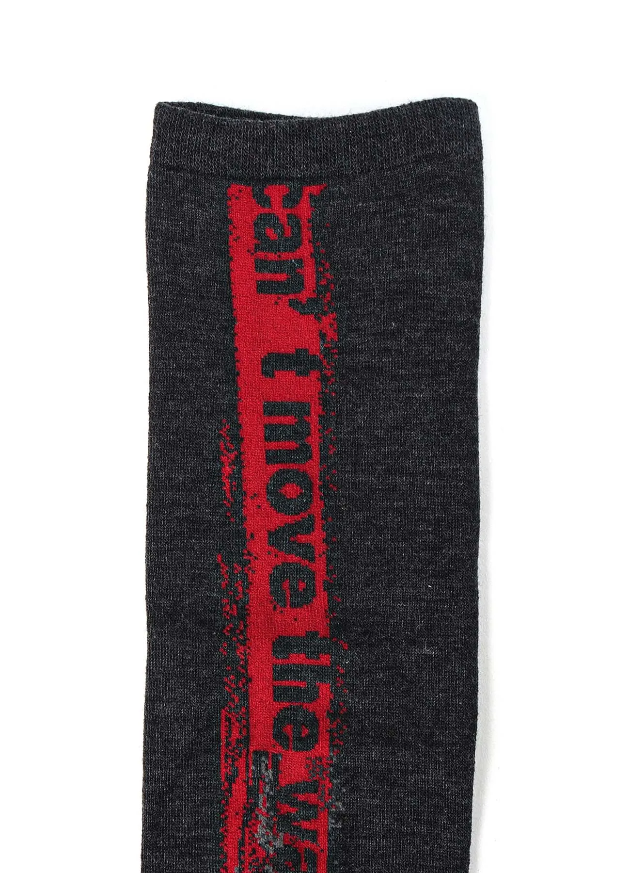 MESSAGE DESIGN JQ HIGH SOCKS sold by Yohji Yamamoto product image thumbnail 5