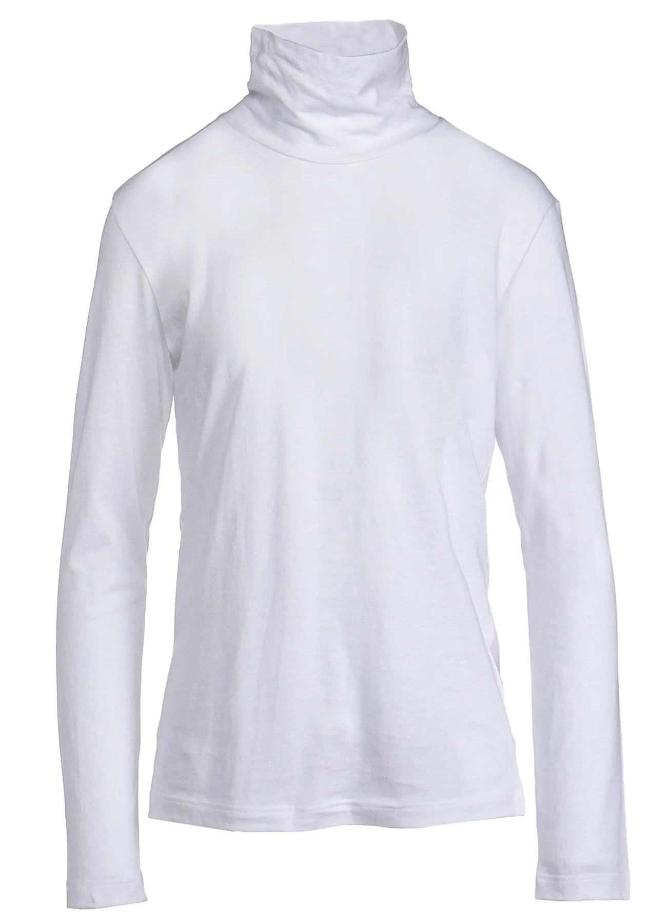 40/-SOFT JERSEY HIGH NECK LONG SLEEVE T sold by Yohji Yamamoto product image thumbnail 2