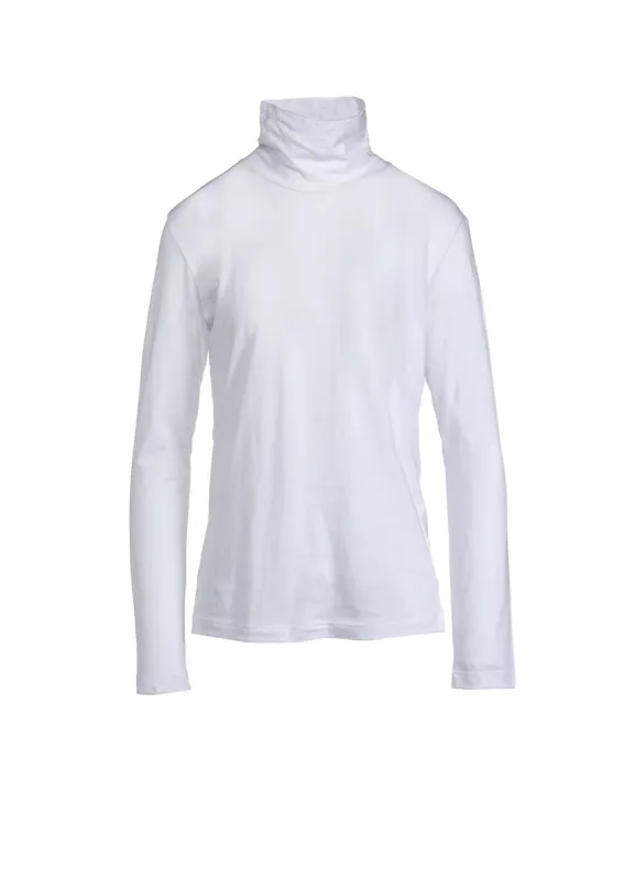 40/-SOFT JERSEY HIGH NECK LONG SLEEVE T sold by Yohji Yamamoto