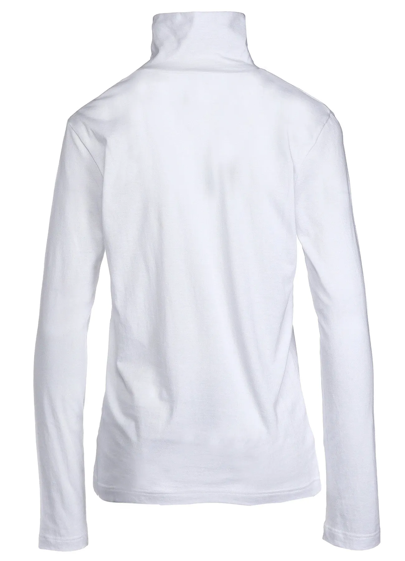 40/-SOFT JERSEY HIGH NECK LONG SLEEVE T sold by Yohji Yamamoto product image thumbnail 3