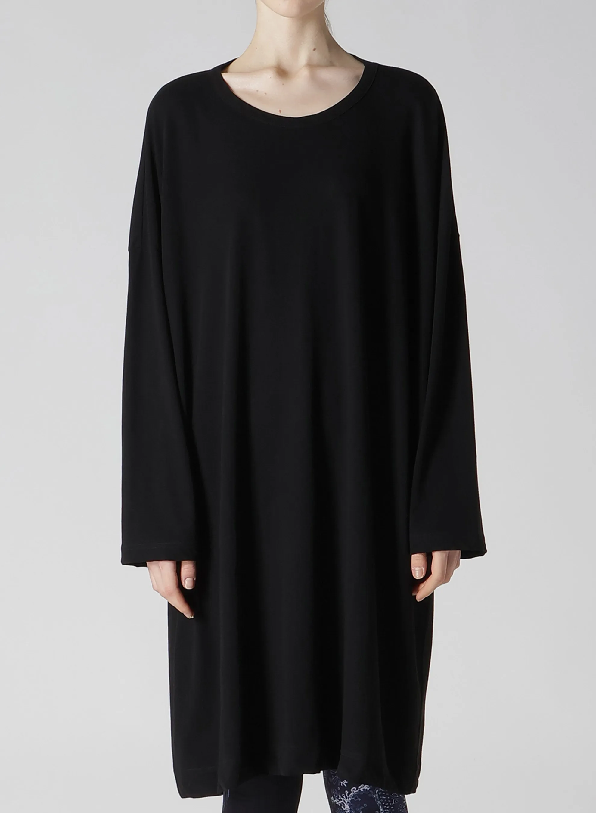 40/-HARD TWIST JERSEY ROUND NECK BIG T-SHIRT OP sold by Yohji Yamamoto product image thumbnail 4