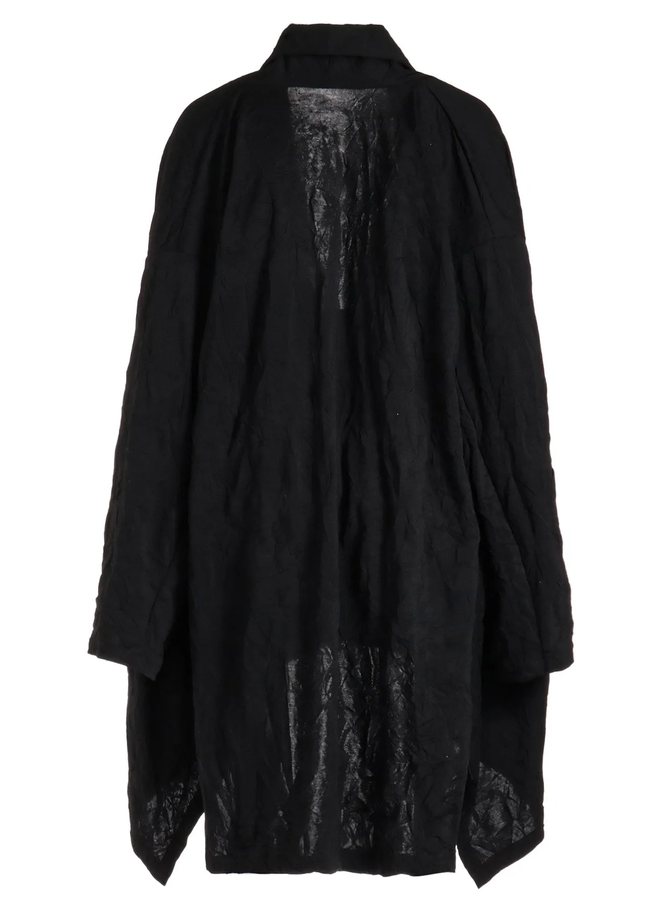 80/-C/Pe PONTE FRONT DRAPE CARDIGAN sold by Yohji Yamamoto product image thumbnail 3