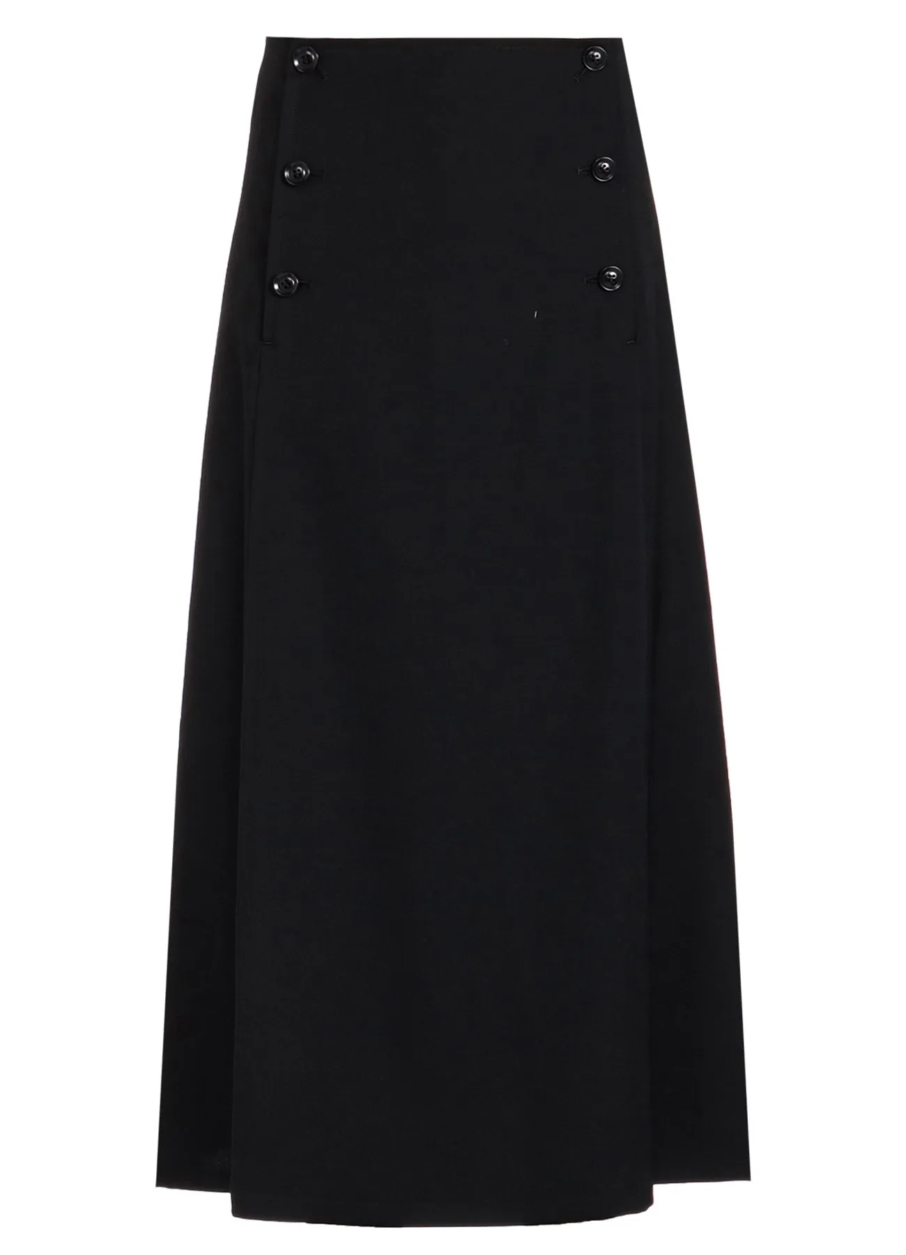 WOOL GABARDINE BACK LACE UP SAILOR SKIRT sold by Yohji Yamamoto product image thumbnail 2