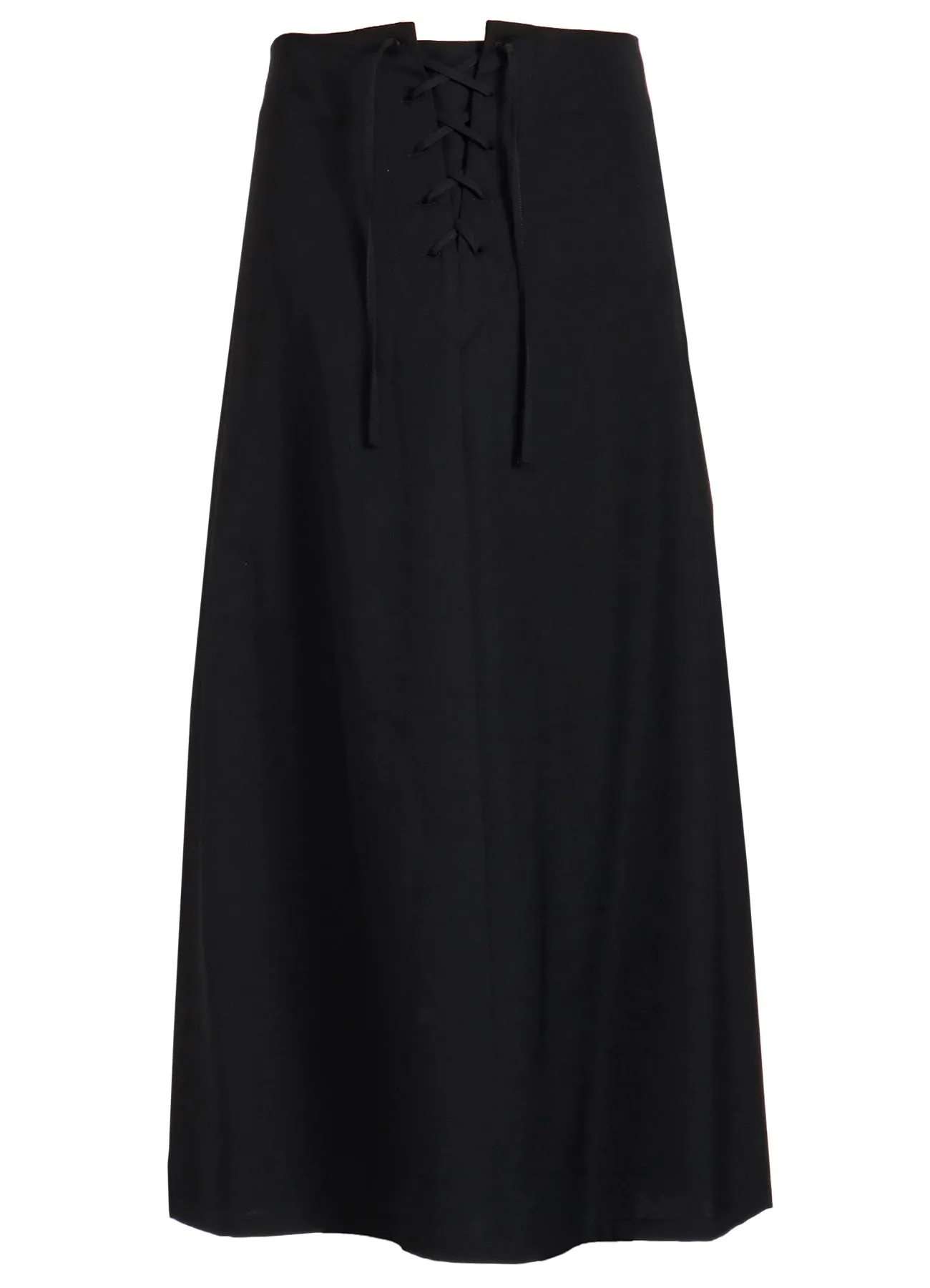 WOOL GABARDINE BACK LACE UP SAILOR SKIRT sold by Yohji Yamamoto product image thumbnail 3