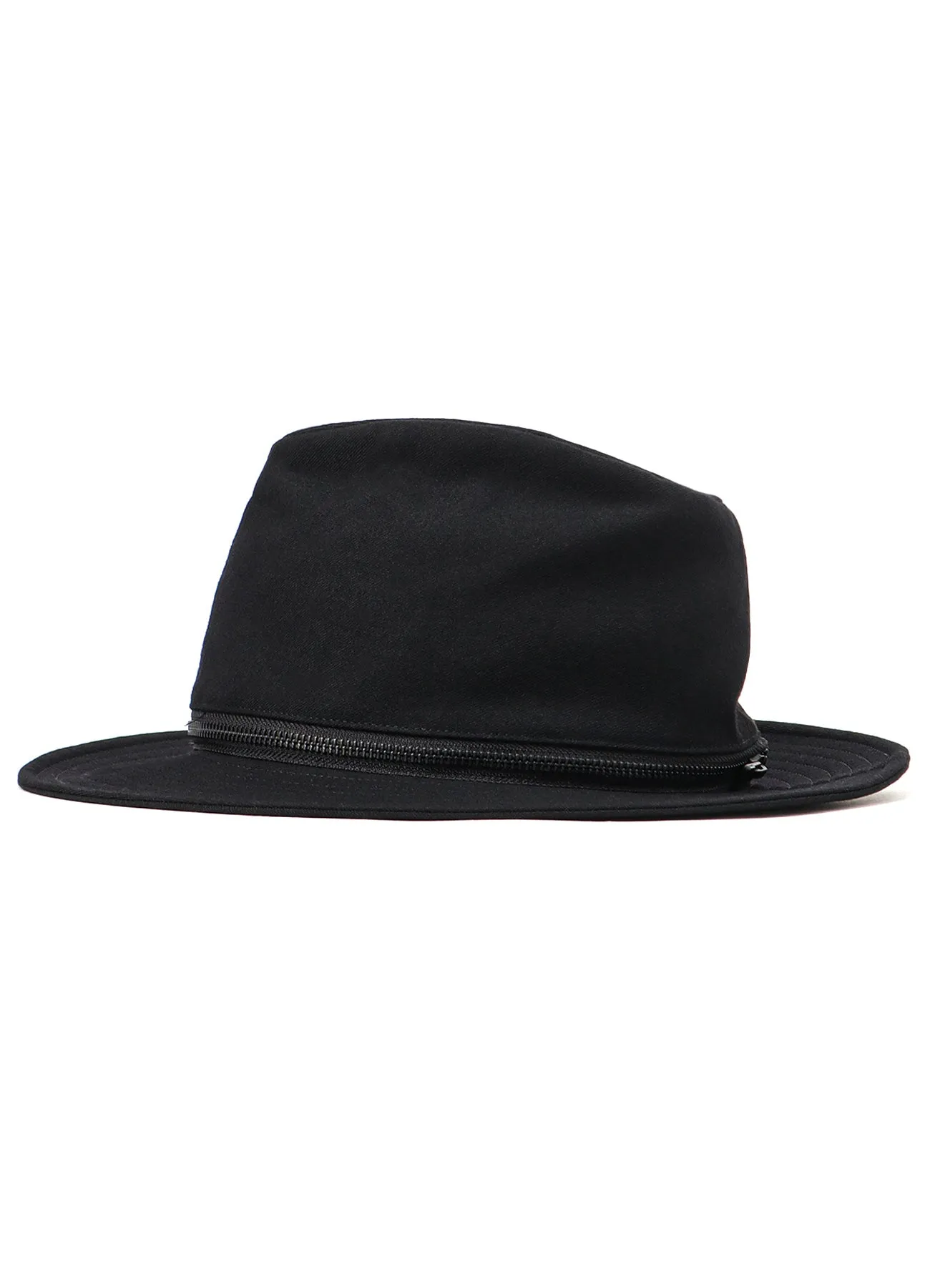 W SERGE FEDORA HAT sold by Yohji Yamamoto product image thumbnail 3