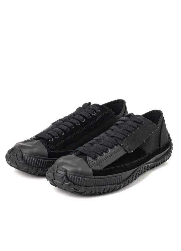 CANVAS/SMOOTH LEATHER/VELOR LOW CUT SNEAKER sold by Yohji Yamamoto
