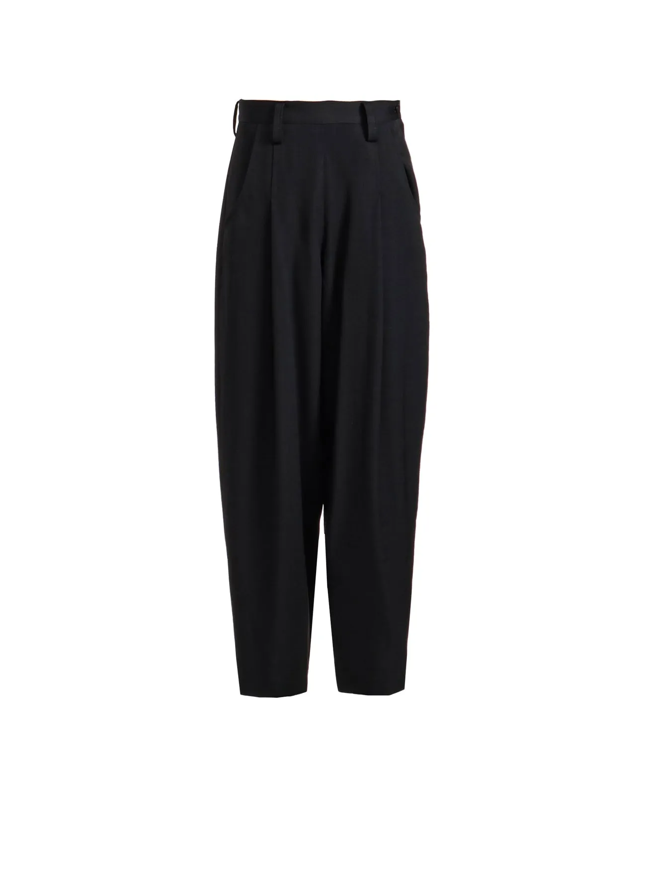 WOOL GABARDINE SIDE OPEN PANTS sold by Yohji Yamamoto
