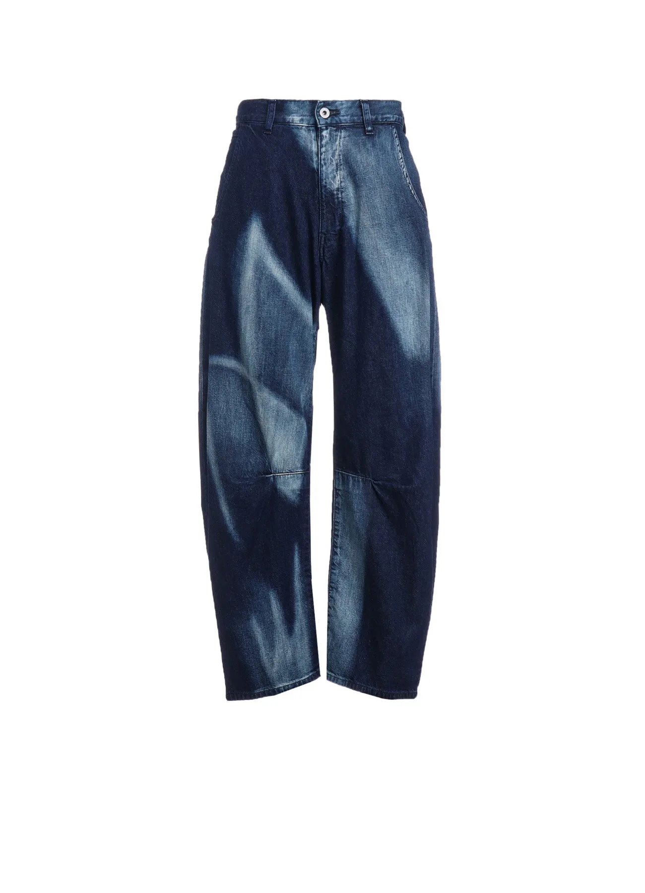 C/ SPOTTED DENIM GUSSET WIDE PANTS sold by Yohji Yamamoto