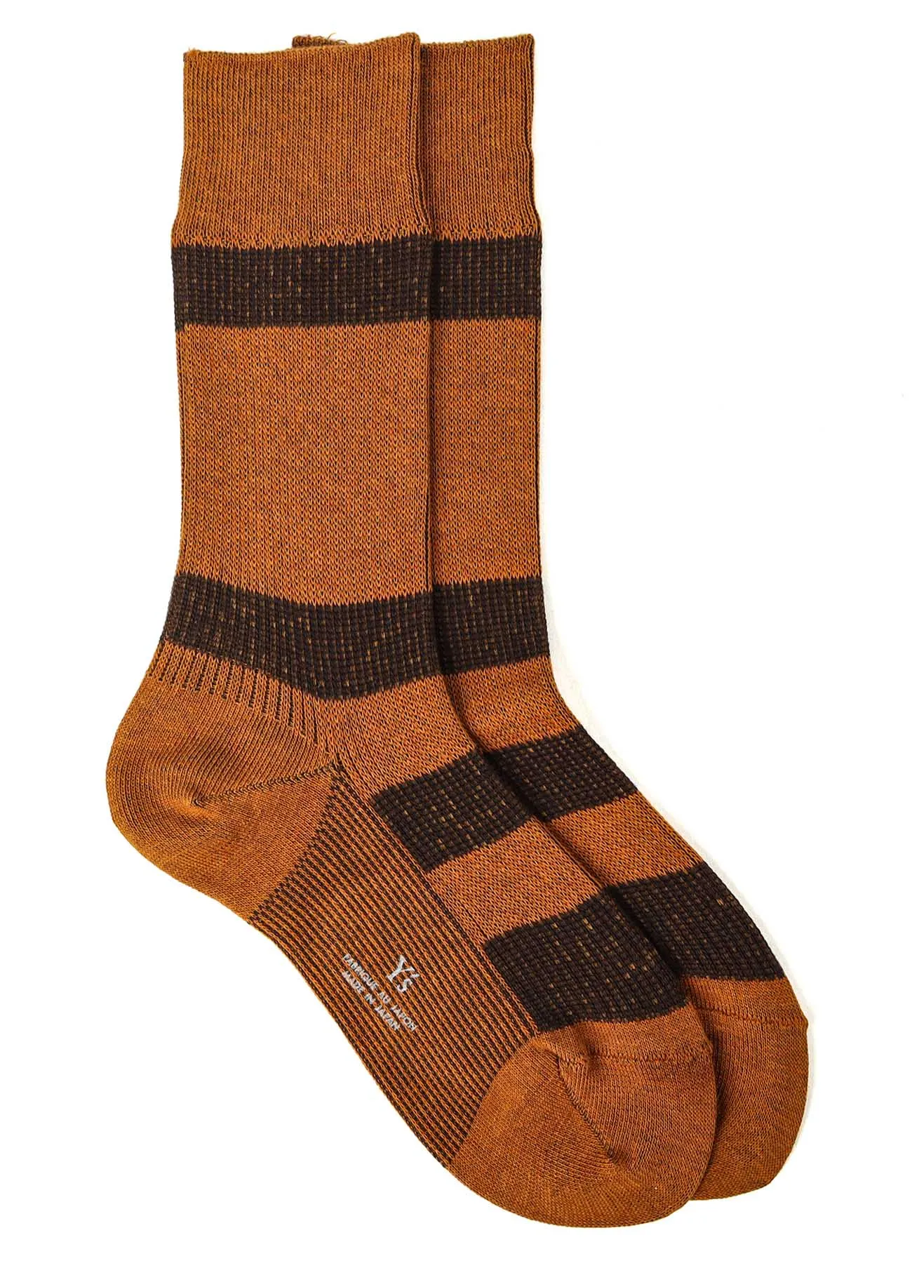 MIX RIB STRIPE SOCKS sold by Yohji Yamamoto product image thumbnail 2