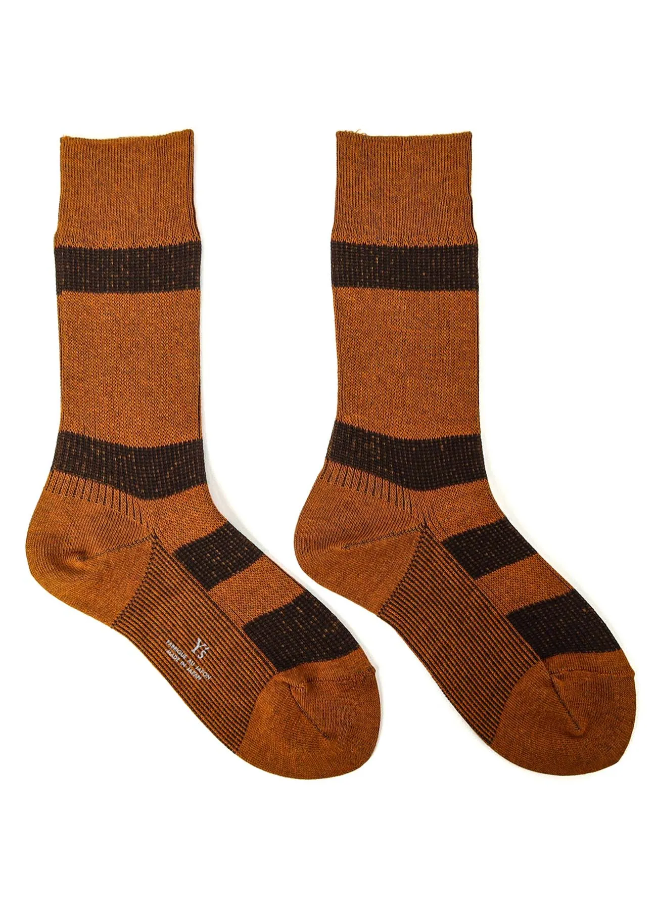 MIX RIB STRIPE SOCKS sold by Yohji Yamamoto product image thumbnail 3