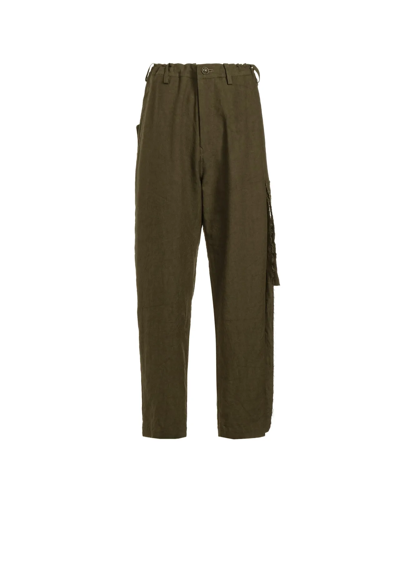 TWILL GARMENT WASH LEFT SIDE LINED PANTS sold by Yohji Yamamoto