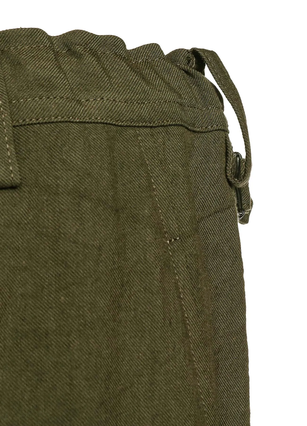 TWILL GARMENT WASH LEFT SIDE LINED PANTS sold by Yohji Yamamoto product image thumbnail 5